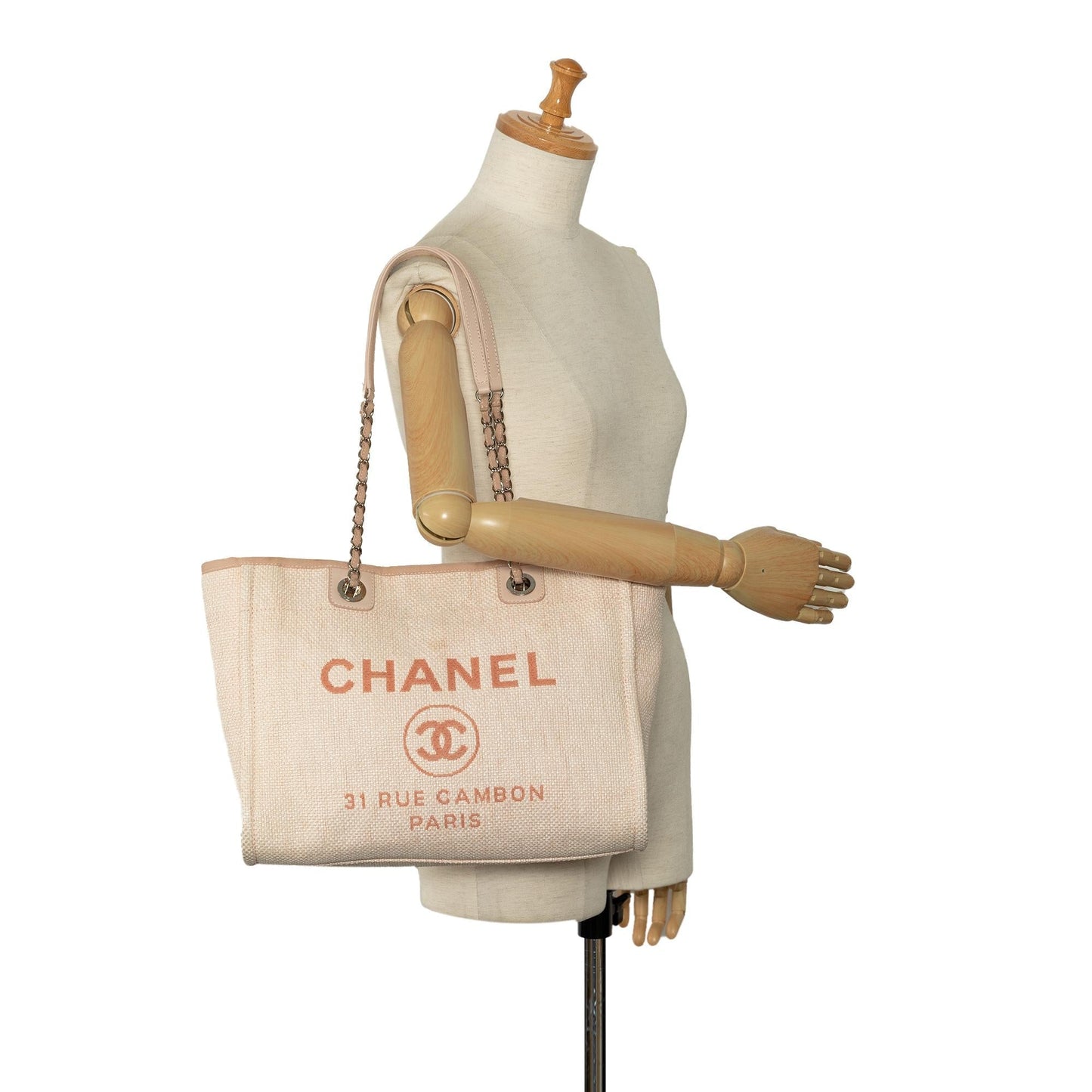 Chanel Small Deauville Tote Bag (SHG-PwaxUa)