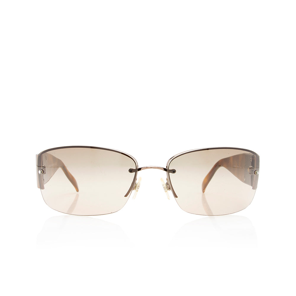 Chanel Swarovski Crystal CC Frameless Sunglasses (SHF-18717)