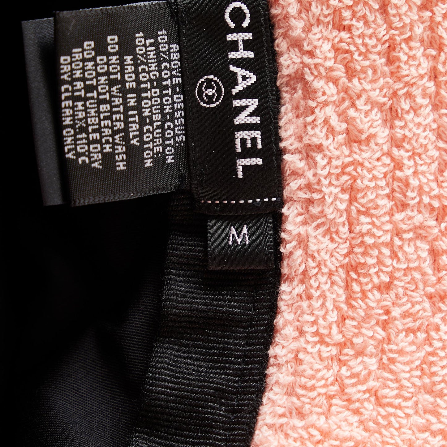 Chanel Terry Cloth CC Bucket Hat (SHG-mXi16g)