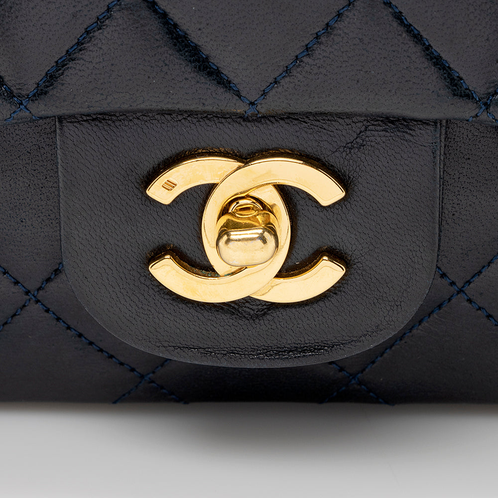 Chanel Vintage Lambskin Classic Medium Double Flap Bag (SHF-20208)