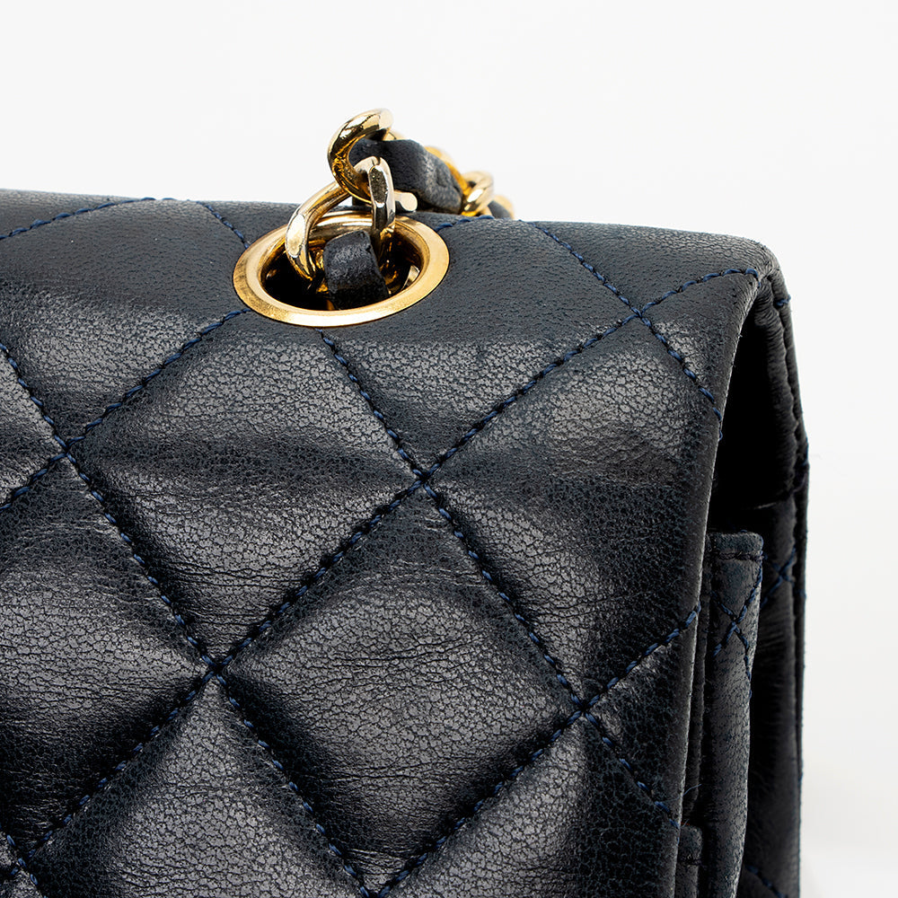 Chanel Vintage Lambskin Classic Medium Double Flap Bag (SHF-20208)