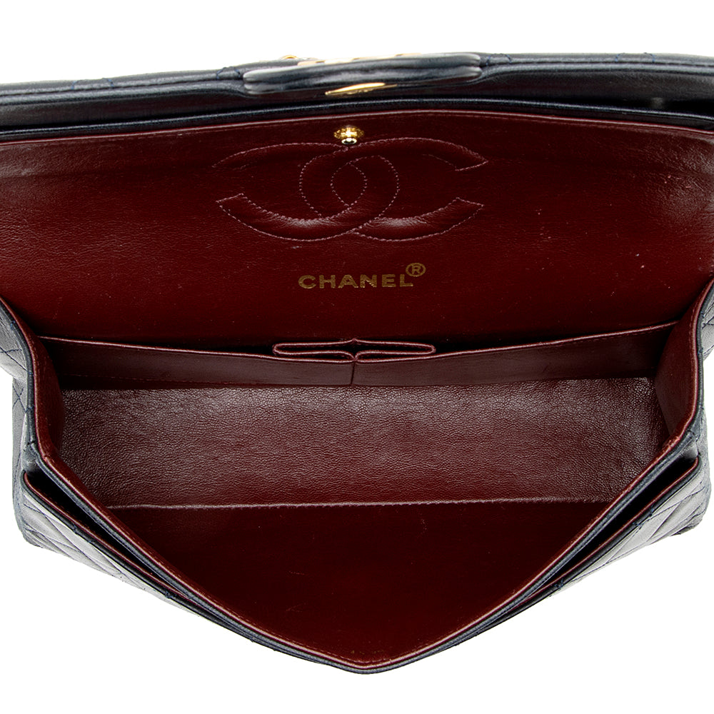 Chanel Vintage Lambskin Classic Medium Double Flap Bag (SHF-20208)