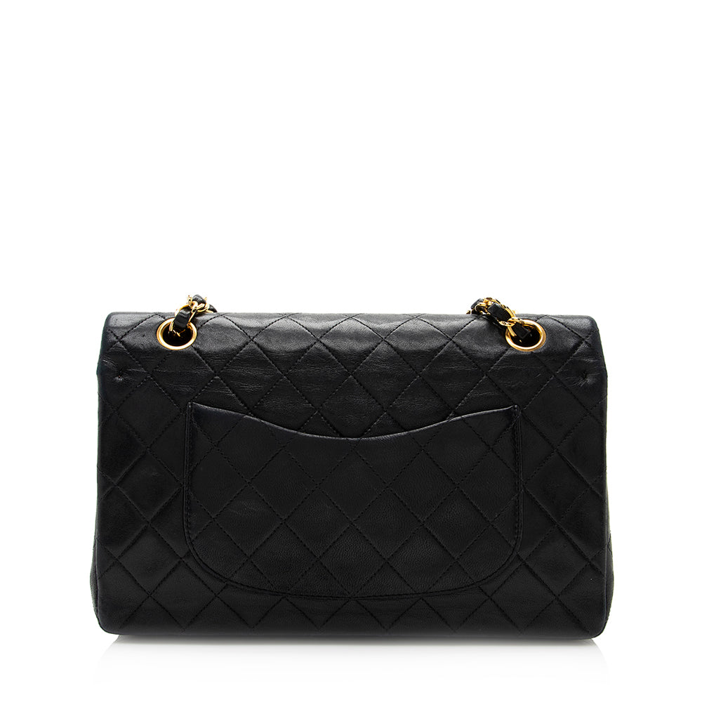 Chanel Vintage Lambskin Classic Medium Double Flap Bag (SHF-20428)