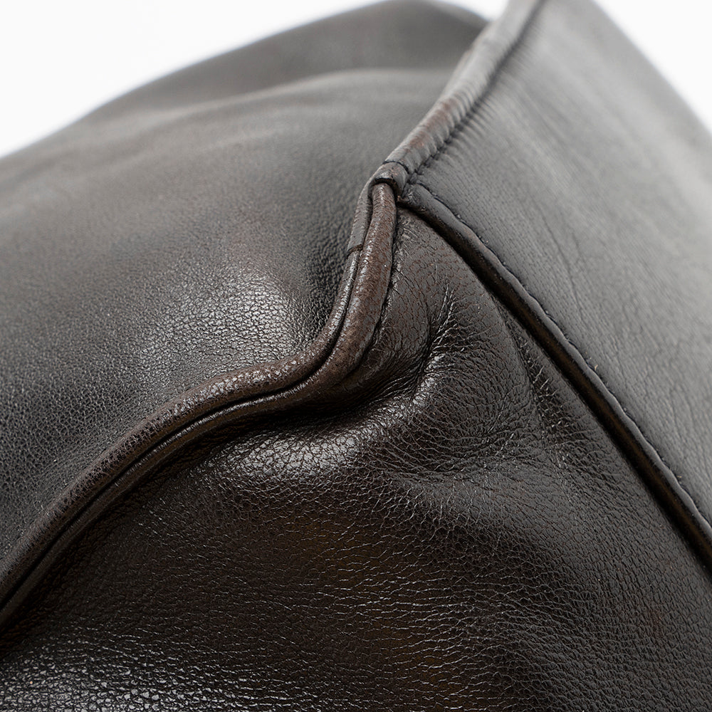 Chanel Vintage Lambskin Timeless CC Drawstring Bucket Bag (SHF-21271)