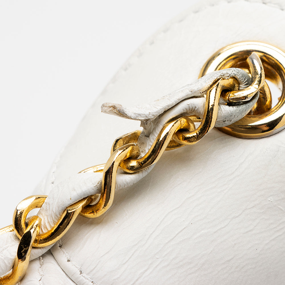 Chanel Vintage Lambskin Tassel Shoulder Bag (SHF-20875)
