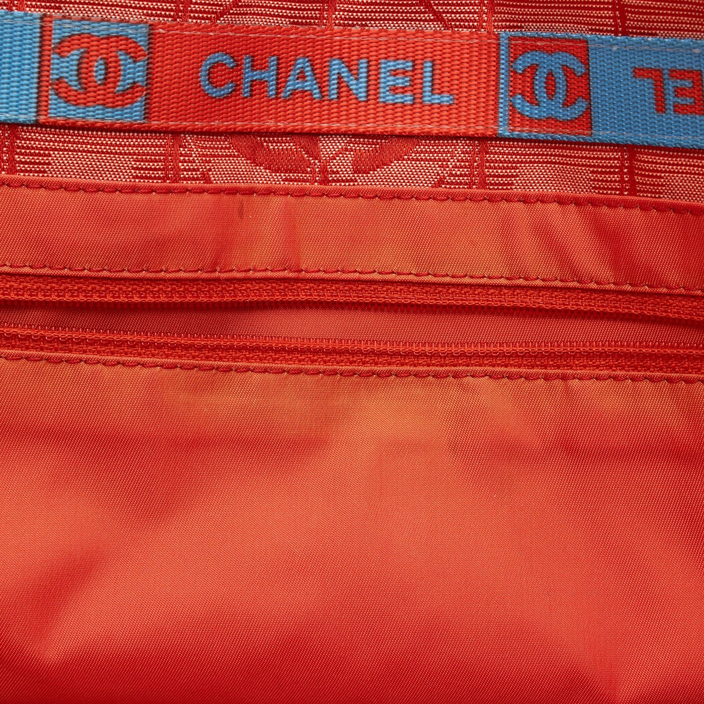 Chanel Vintage Nylon Travel Ligne Large Tote (SHF-sx8m6y)
