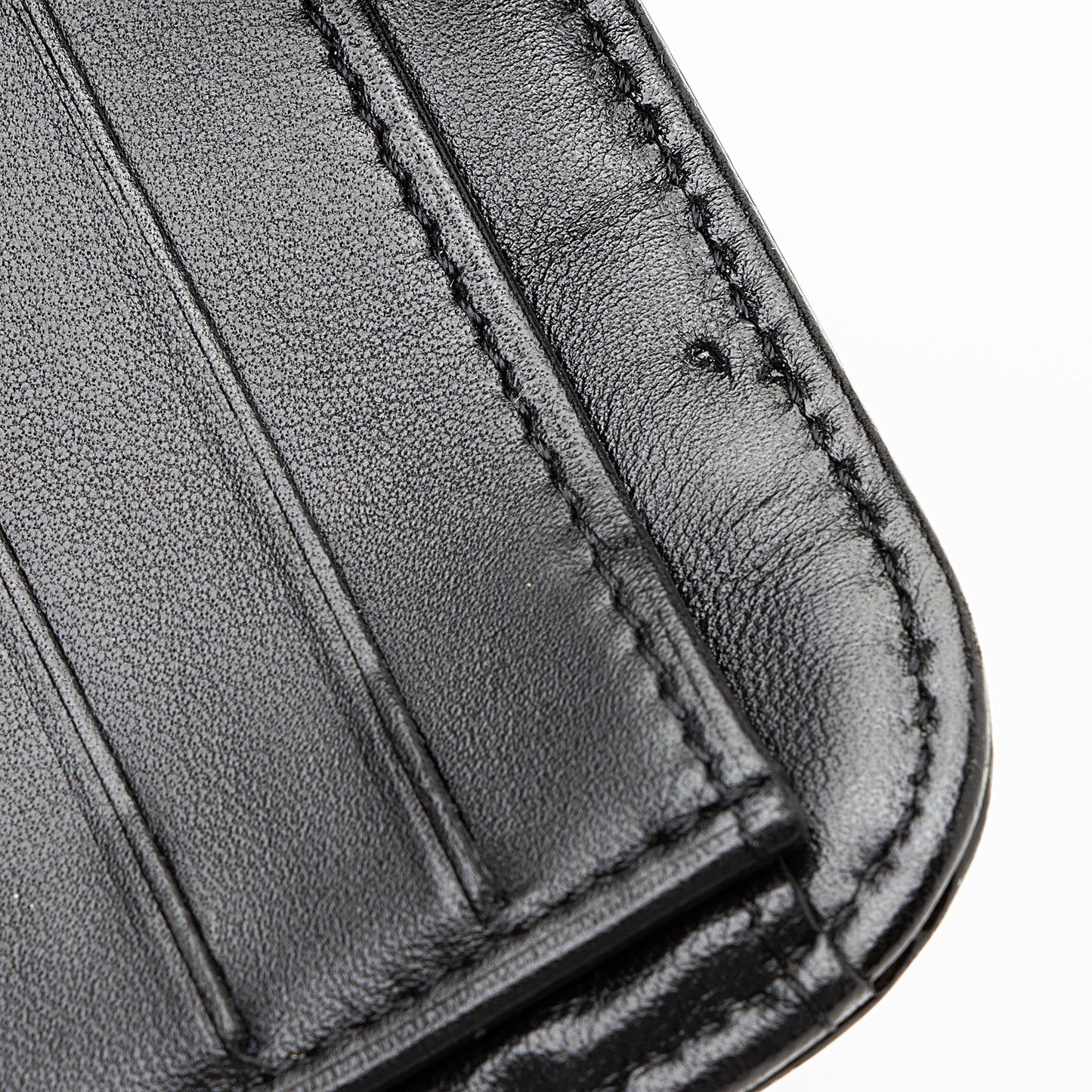 Chanel Vintage Patent Leather Chocolate Bar Wallet (SHF-22754)