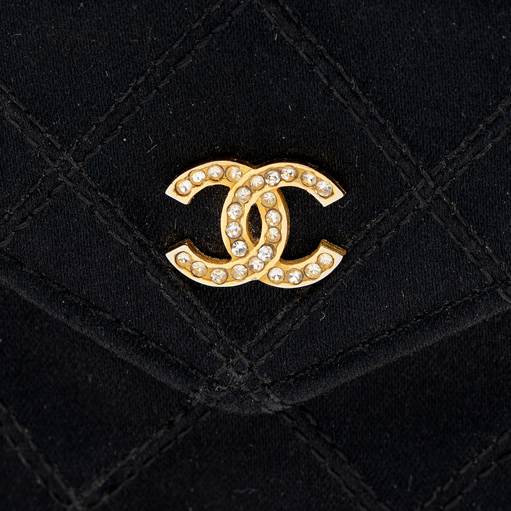 Chanel Vintage Satin Compact Coin Case (SHF-14692)