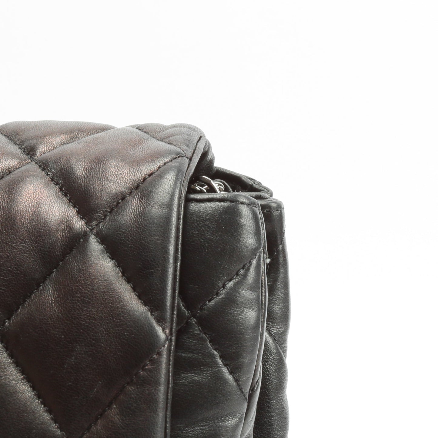 CHANEL Maxi 3 Accordion Flap Black Bag OUTLET FINAL SALE