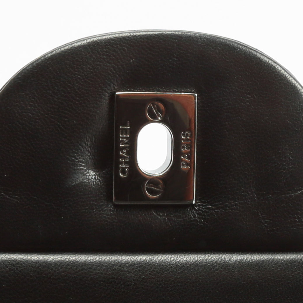 CHANEL Maxi 3 Accordion Flap Black Bag OUTLET FINAL SALE