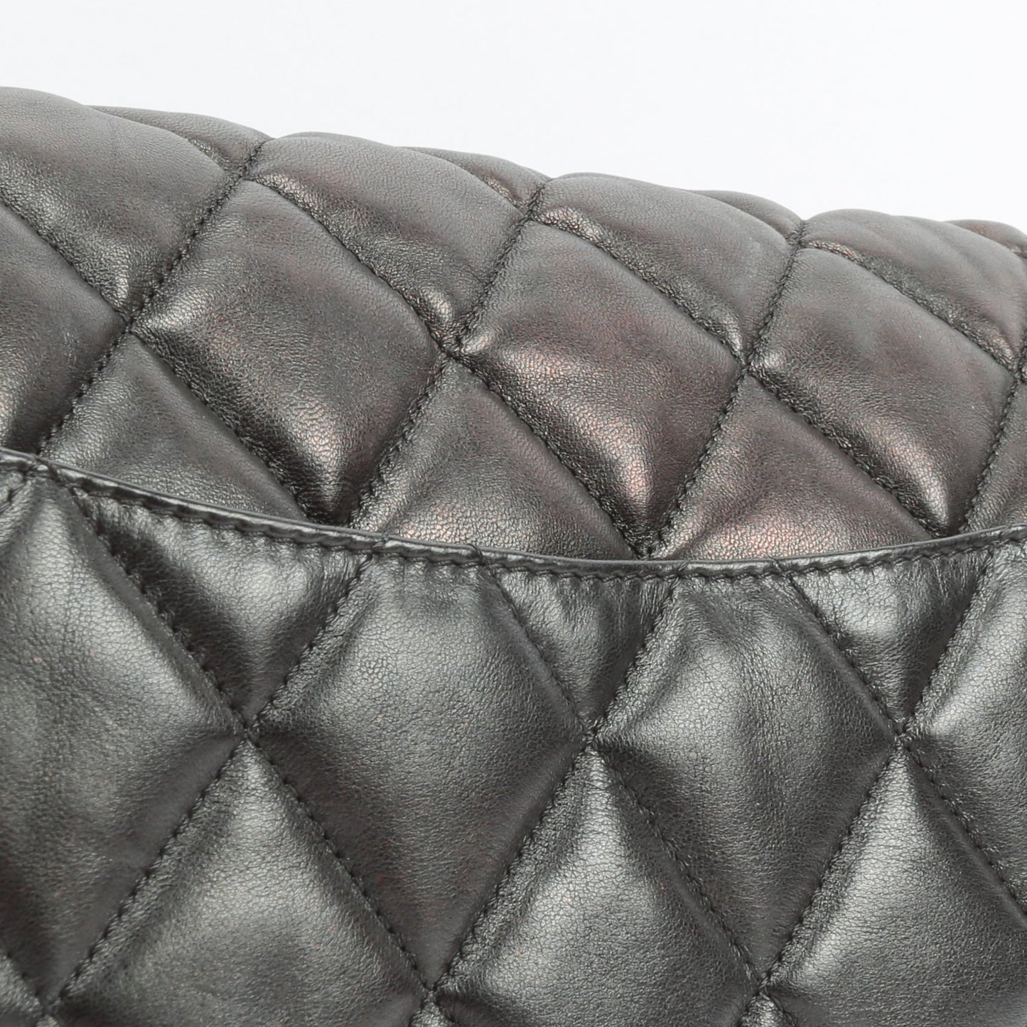 CHANEL Maxi 3 Accordion Flap Black Bag OUTLET FINAL SALE