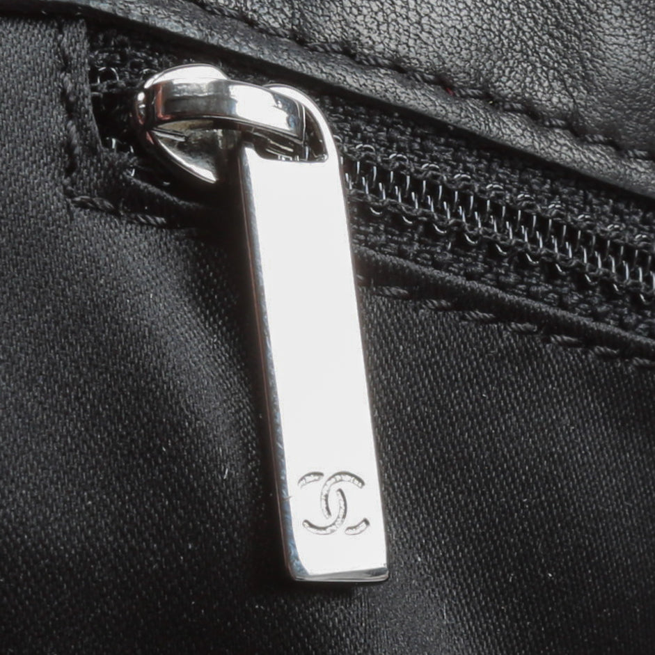 CHANEL Maxi 3 Accordion Flap Black Bag OUTLET FINAL SALE
