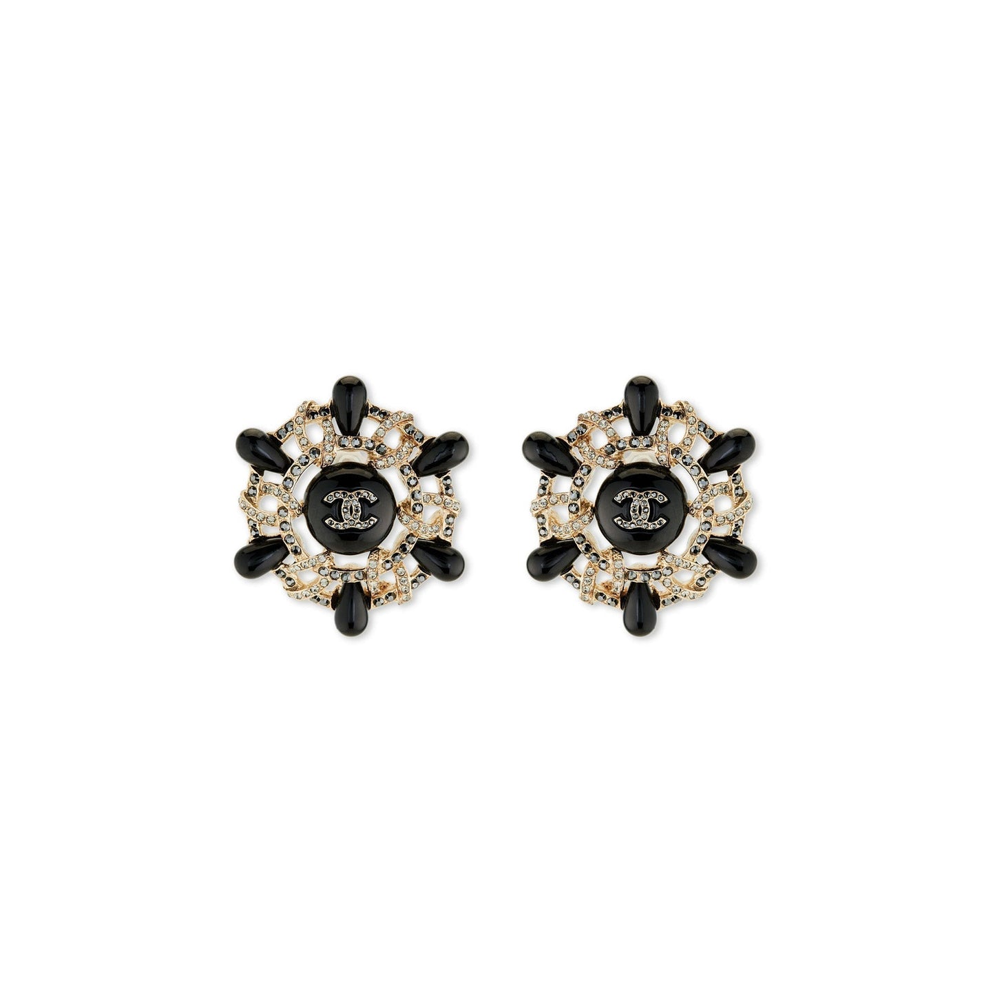 Chanel round earrings - Mtiers d'art Hambourg 2017/2018