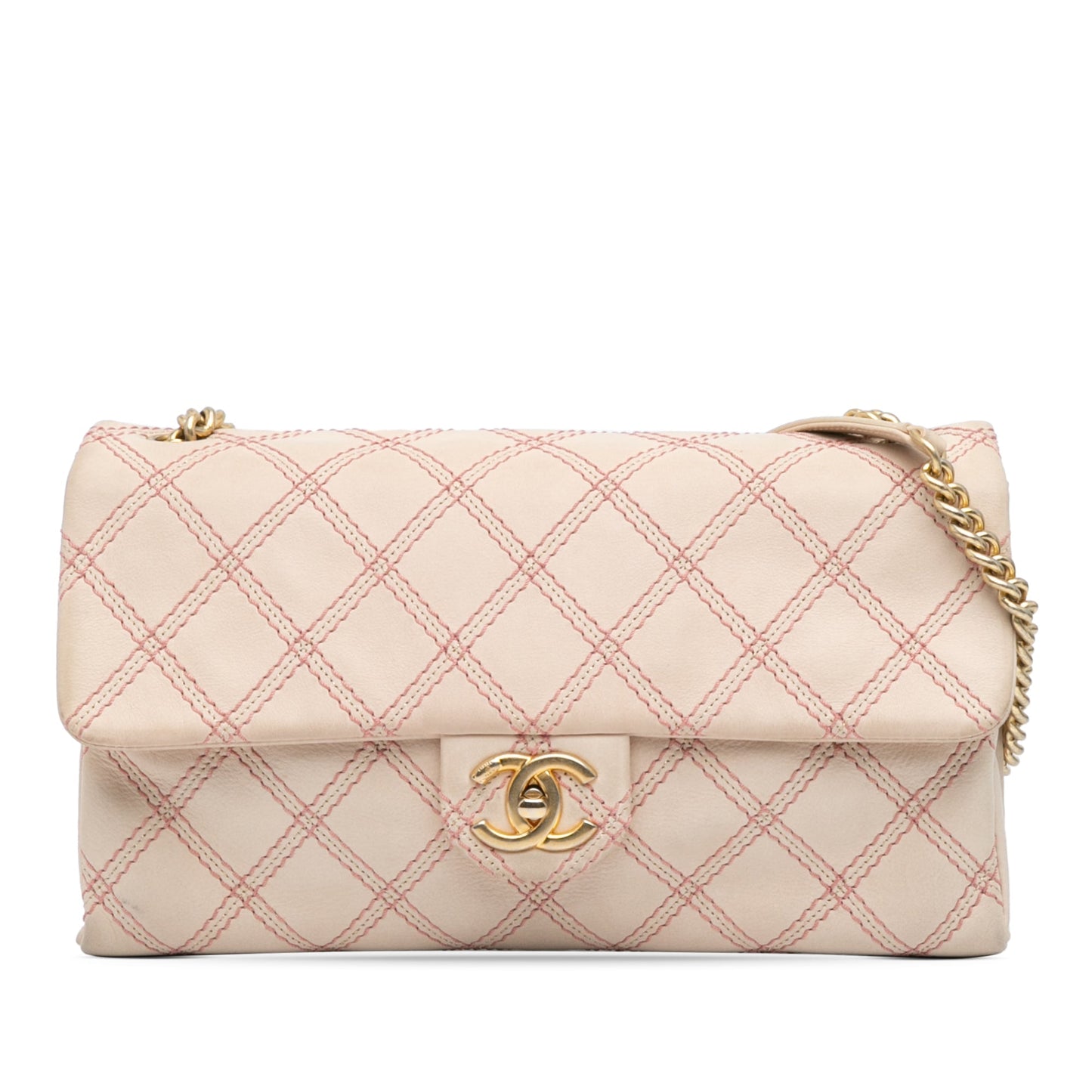 Chanel Sac Jumbo Quilted Calfskin Triple Stitched Flap