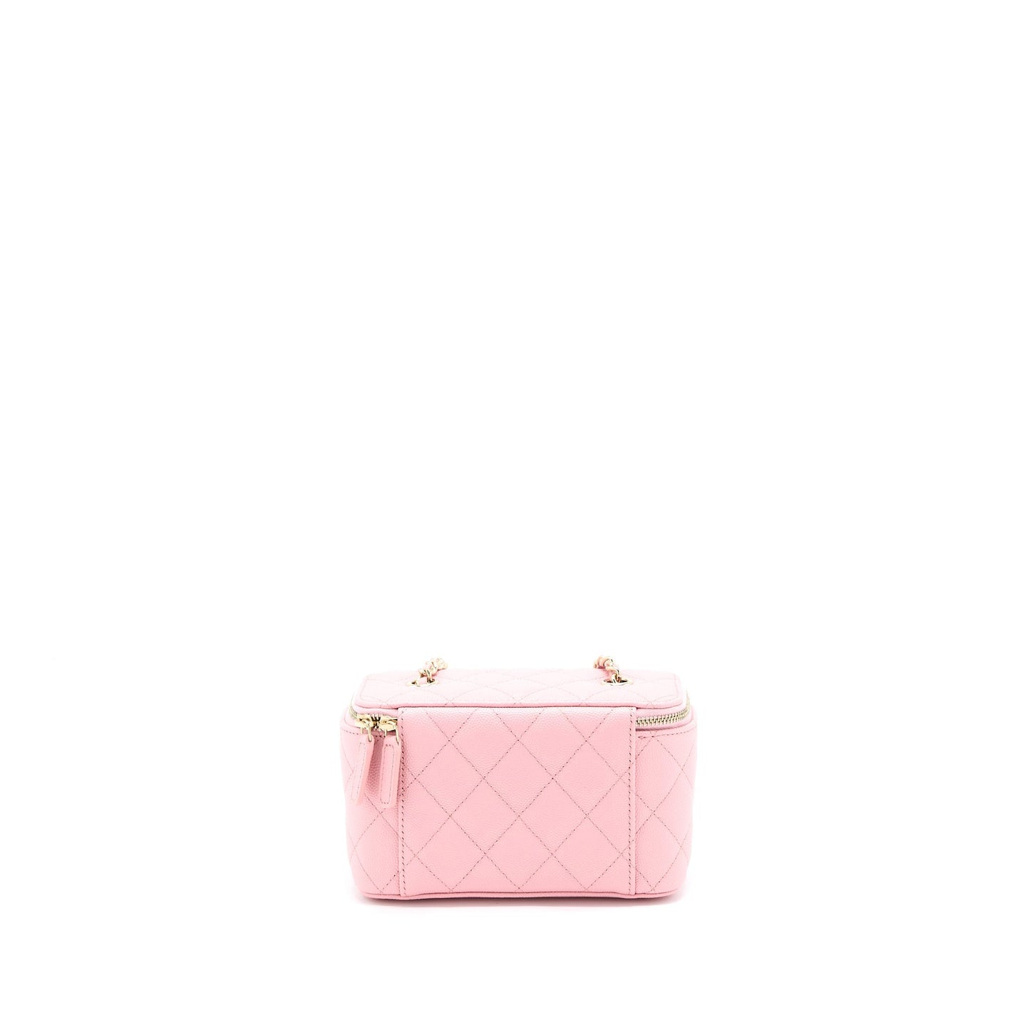 Chanel Long Vanity With Chain Caviar Pink LGHW