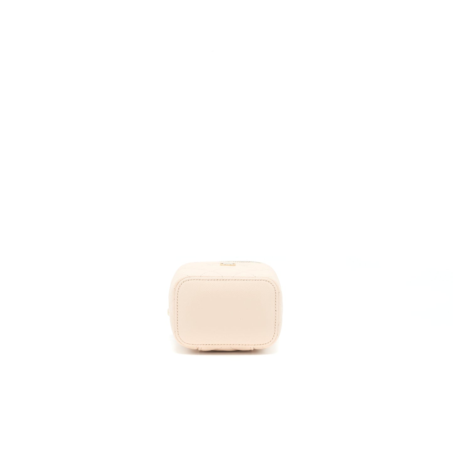 Chanel Mini Vanity Light Beige Caviar GHW
