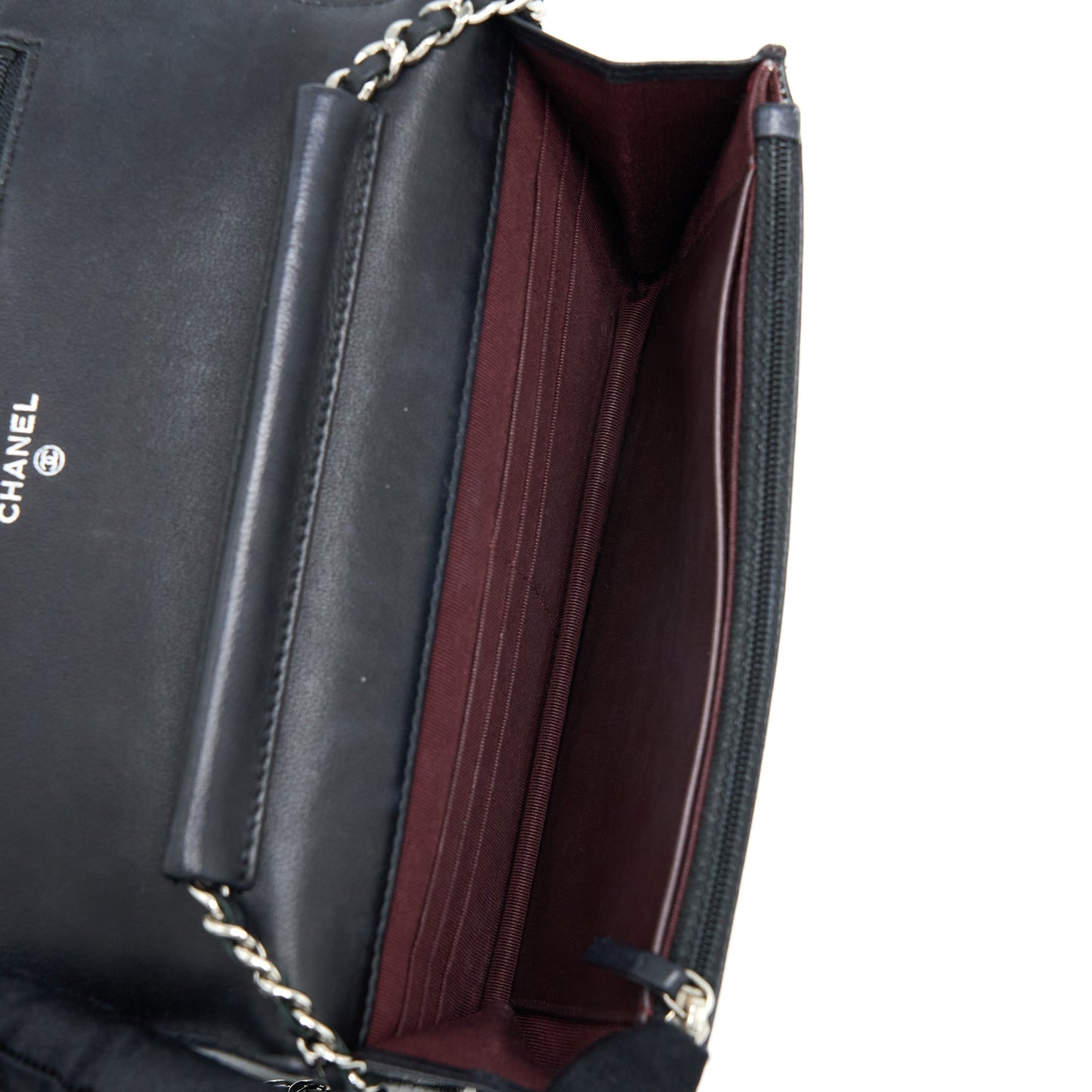 Chanel Classic Wallet On Chain Lambskin Black SHW
