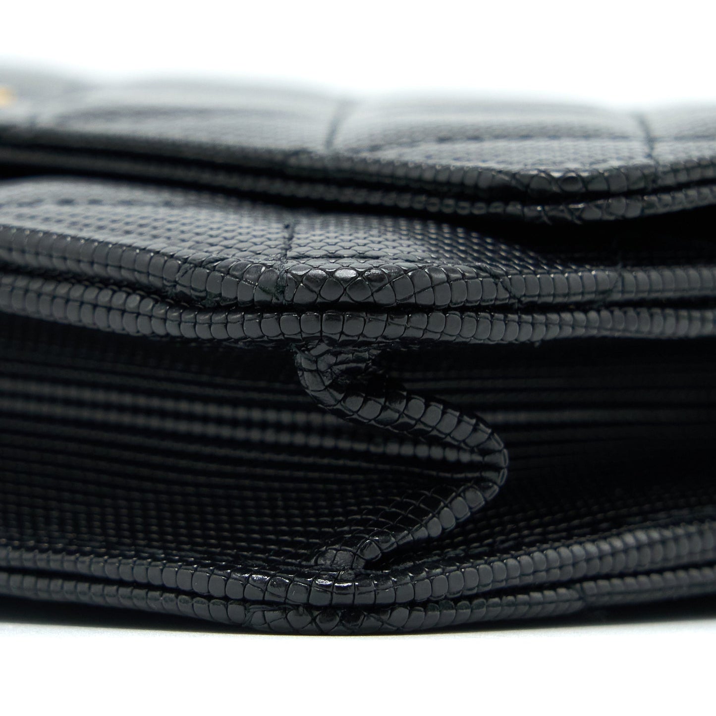 Chanel Limited Wallet On Chain Calfskin Black GHW