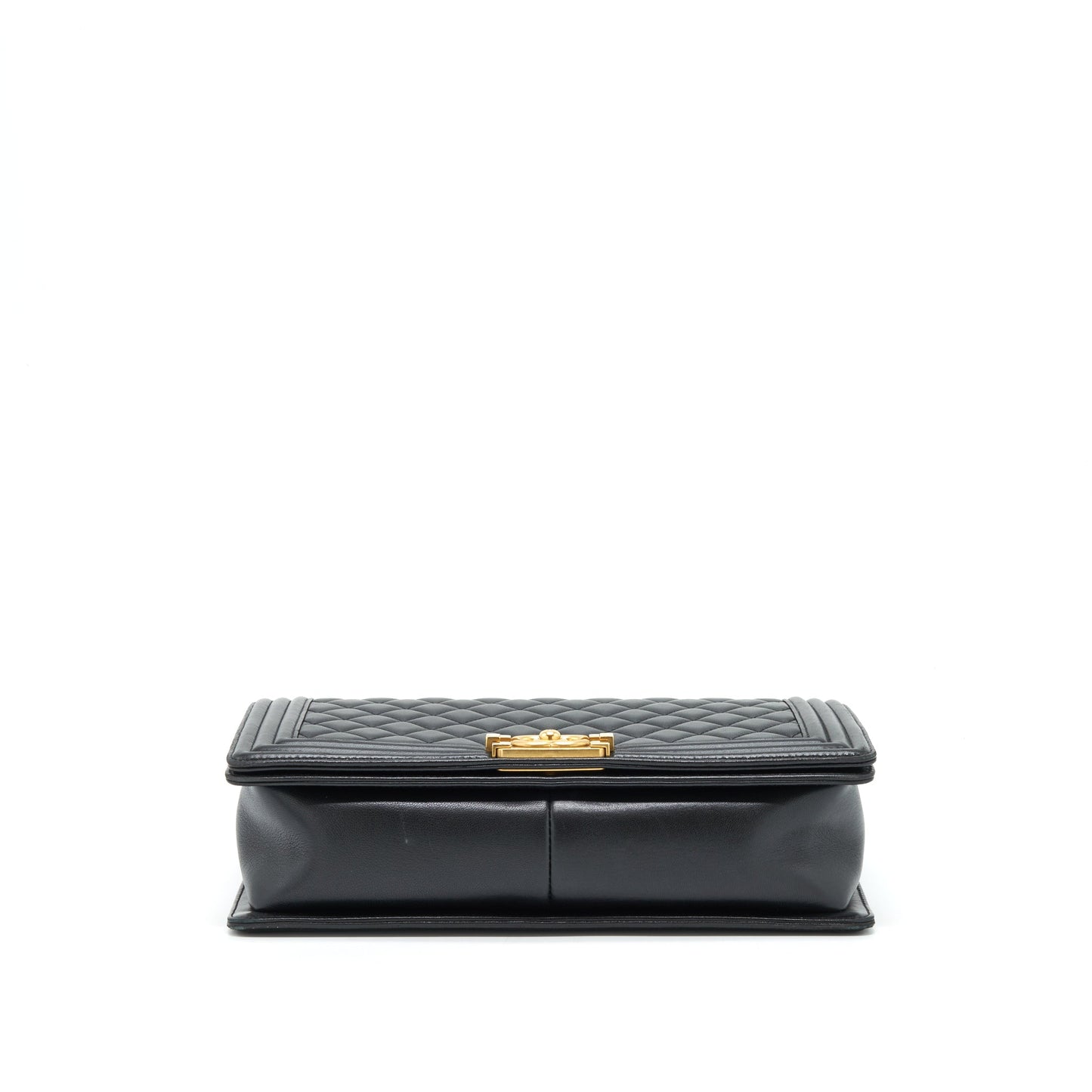 Chanel Boy Bag New Medium (28cm) Lambskin Black Ruthenium GHW