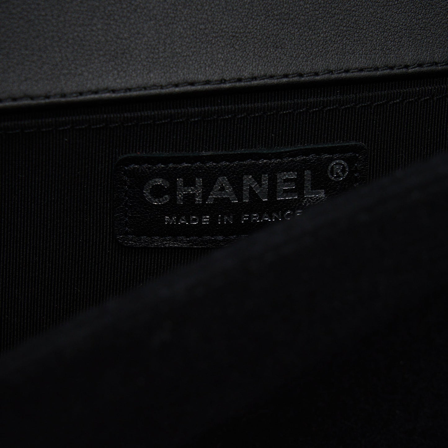 Chanel 19B Medium Boy Flap Bag Limited Edition Fabric Black Ruthenium Silver Hardware