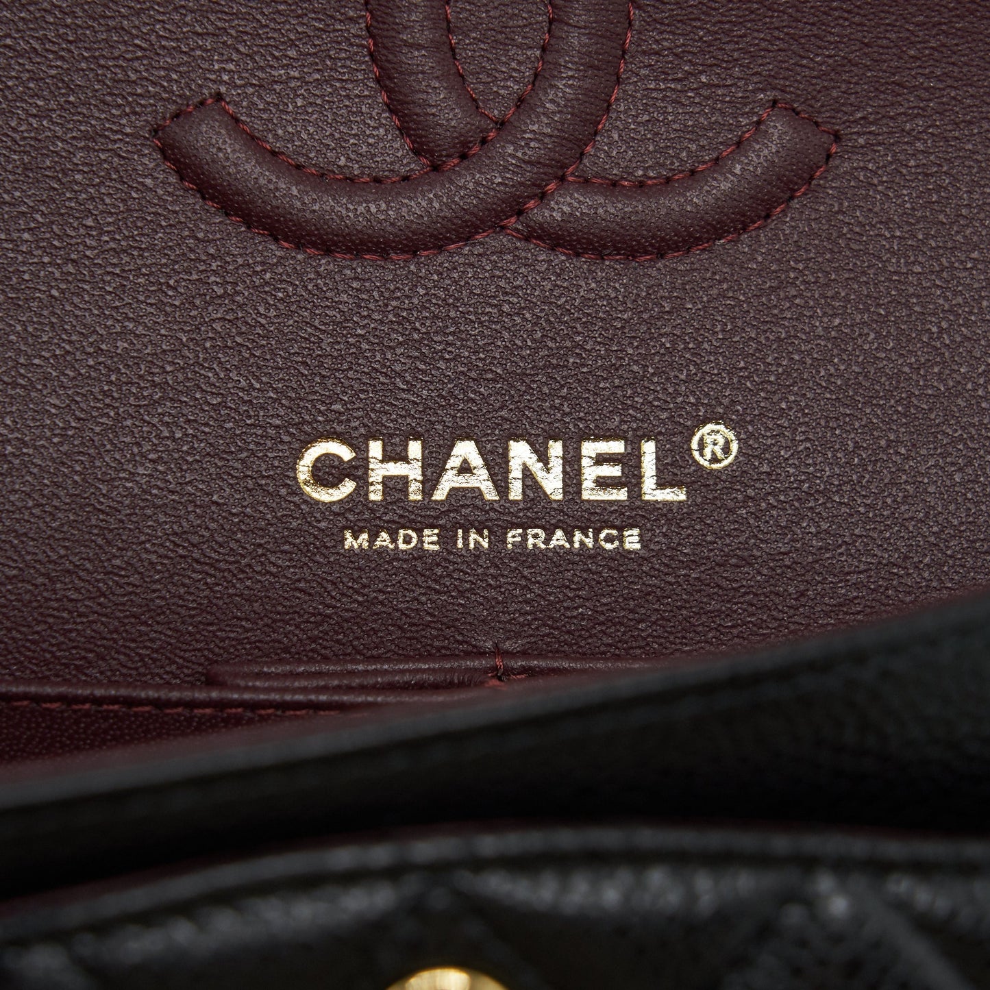 Chanel Small classic double Flap bag Caviar black GHW (microchip)