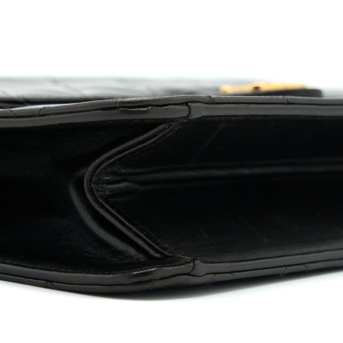 Chanel Vintage Flap Bag Lambskin Black GHW