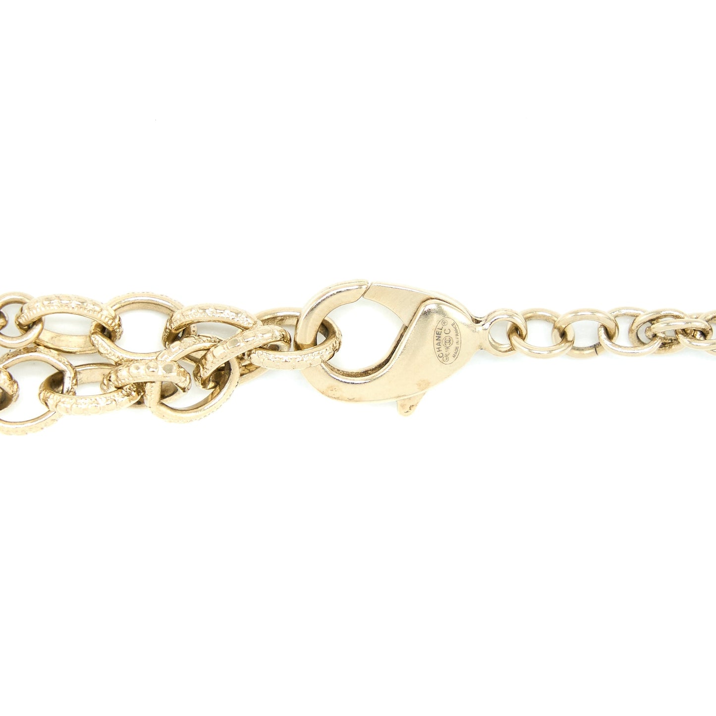 Chanel 2019 Cruise Choker In Letters And Flowers Crystal Pearl