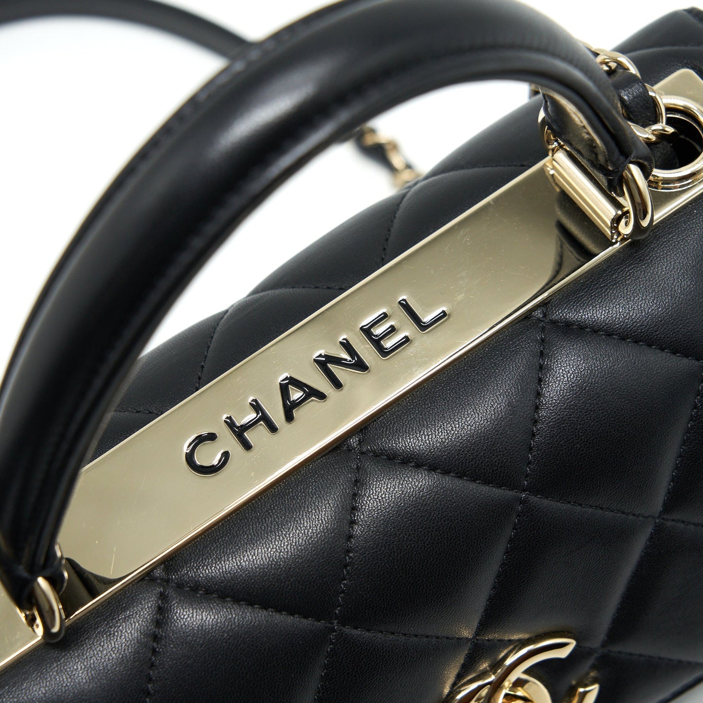 Chanel Trendy CC Flap Bag Lambskin Black LGHW