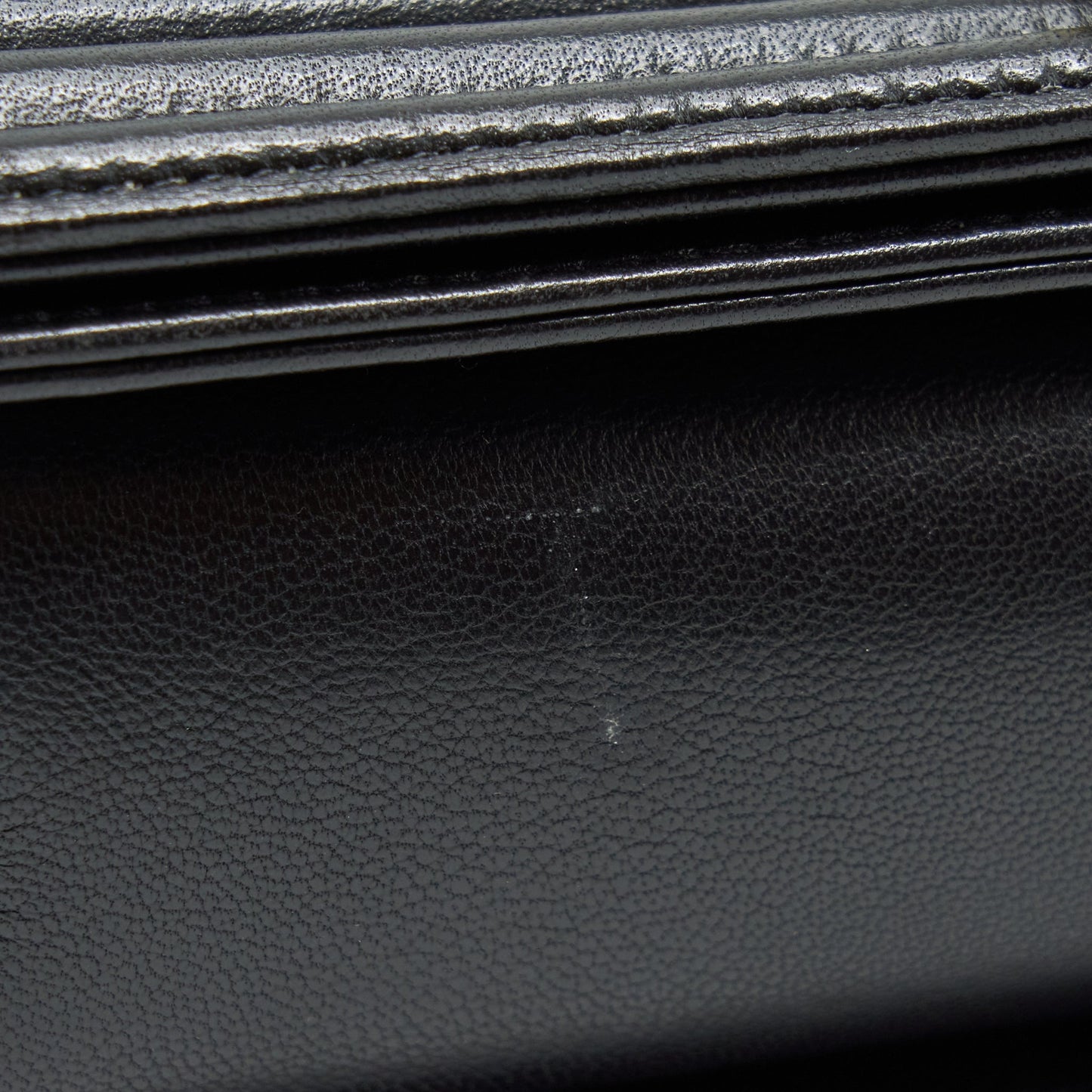 Chanel Boy Bag New Medium (28cm) Lambskin Black Ruthenium GHW
