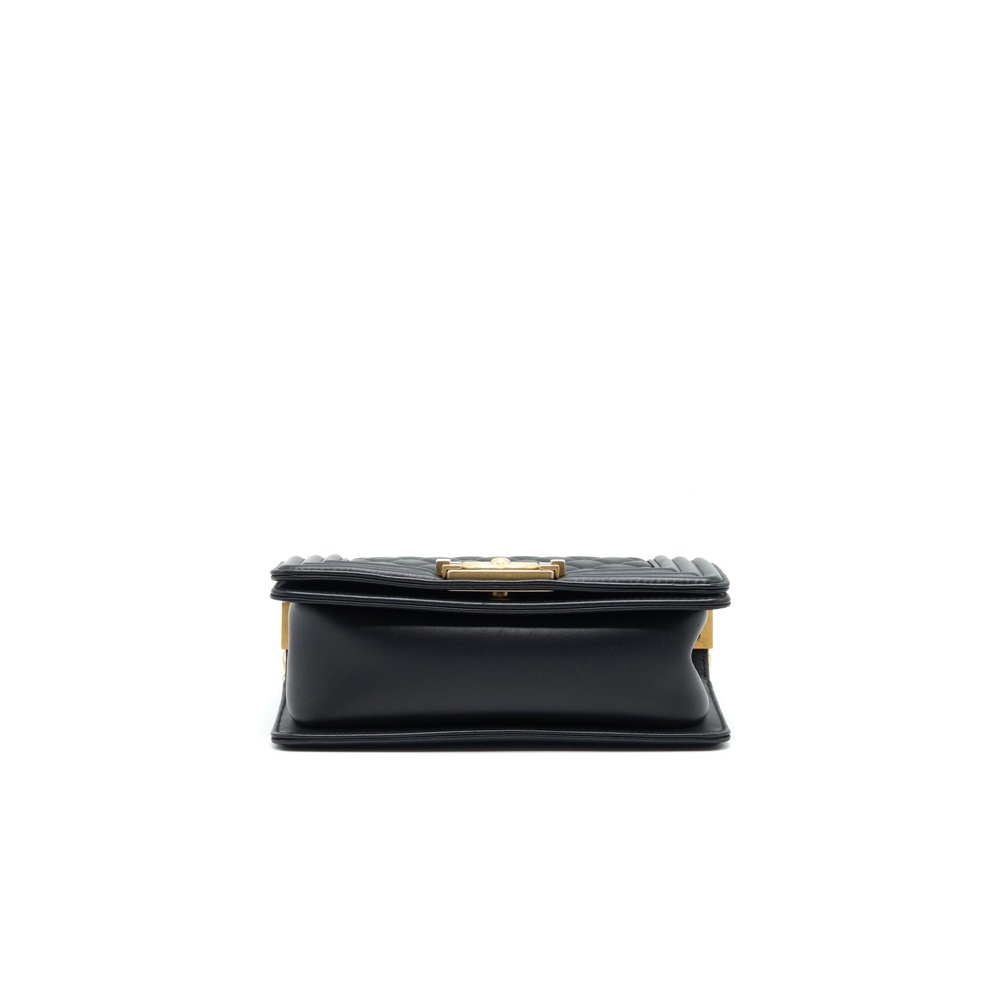 Chanel small boy Bag Calfskin Black with GHW serial27