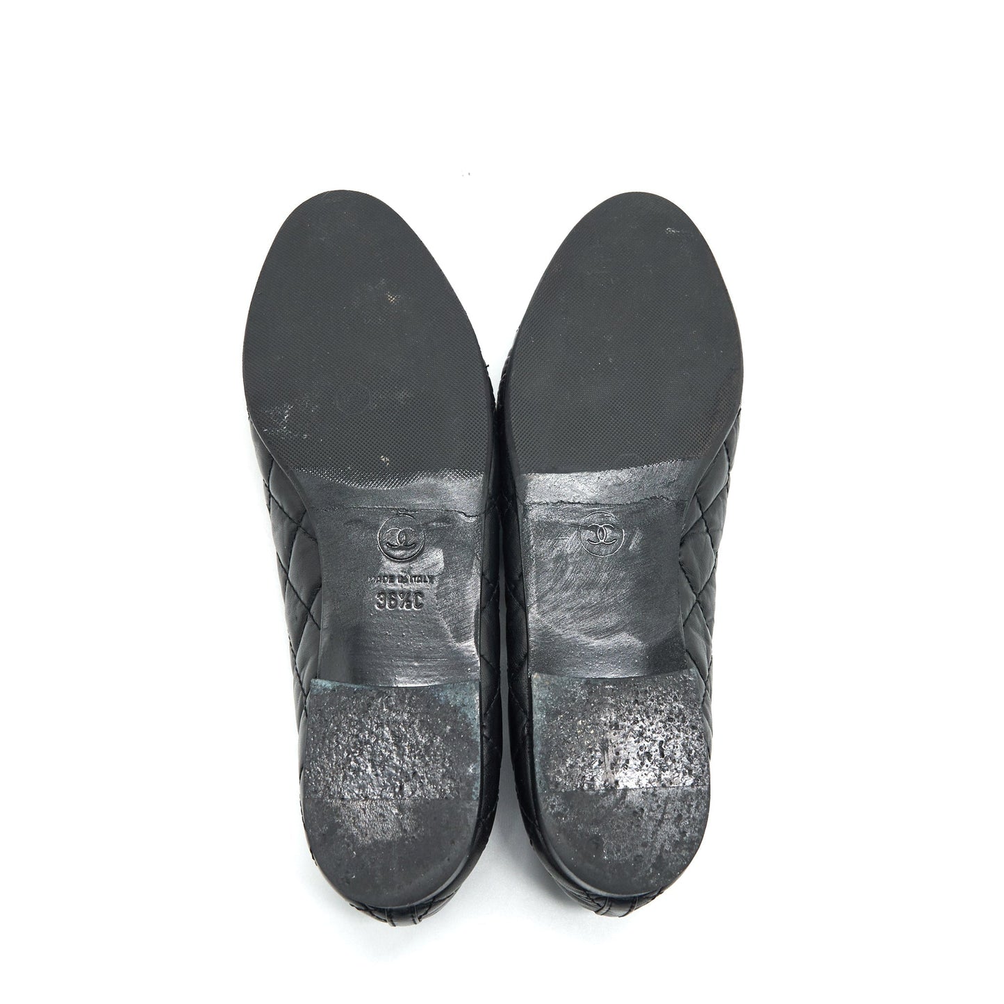 Chanel Classic Quilted flat Shoes Size 36.5
