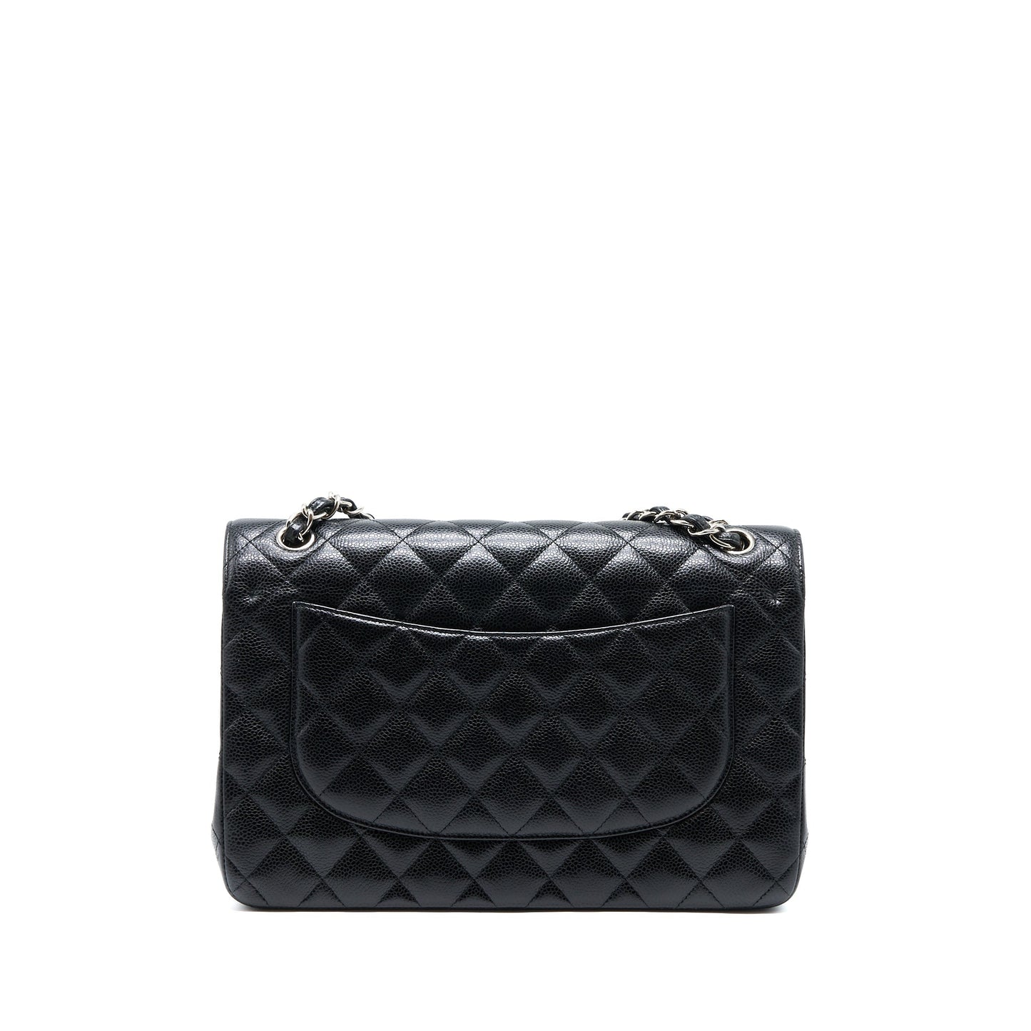 Chanel Classic Jumbo Double Flap Bag Caviar Black SHW