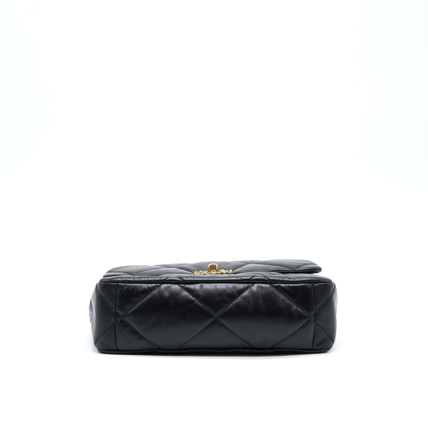 Chanel Medium 19 Bag Goatskin Black With Multicolour Hardware