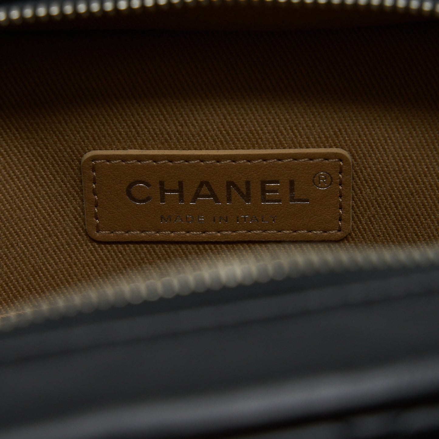 Chanel Quilted Vertical Top Handle Bag Calfskin Black SHW