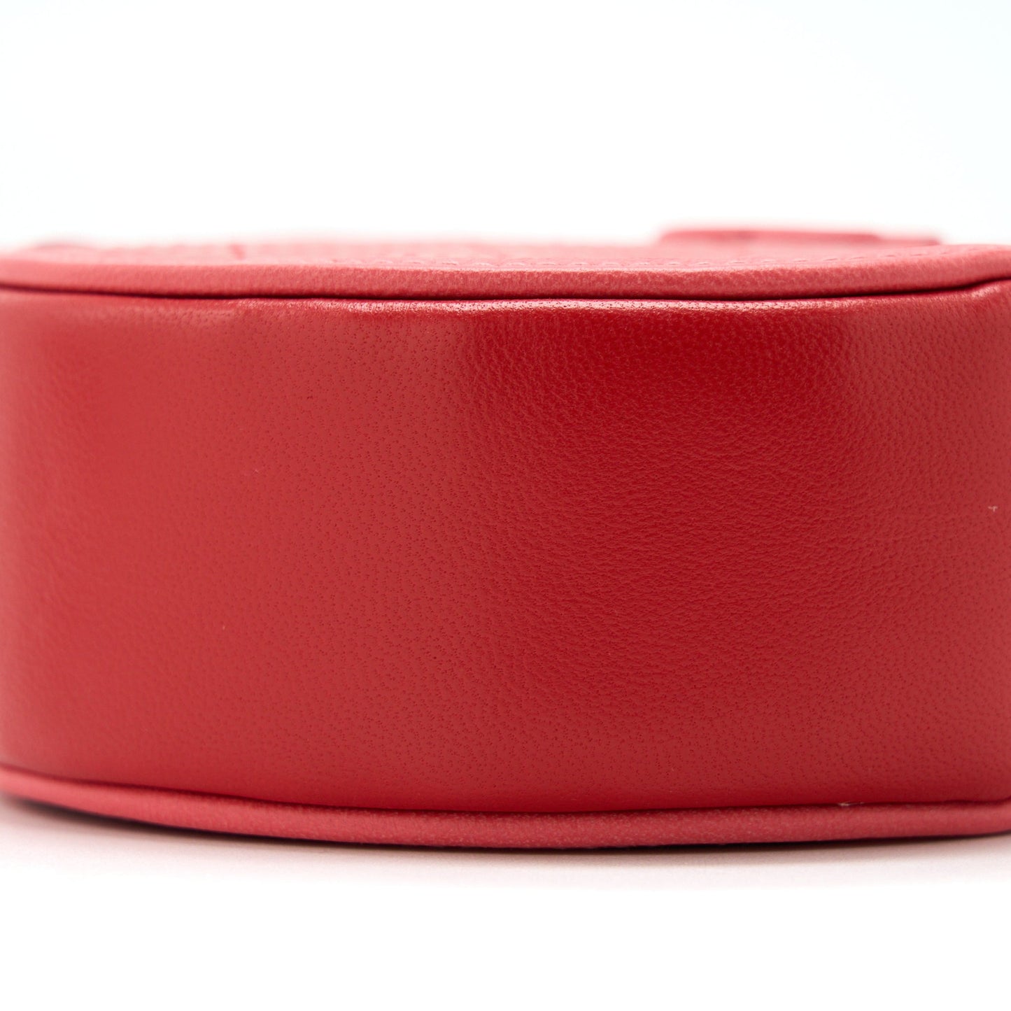 Chanel Round Crossbody Clutch Lambskin Red/Pink SHW