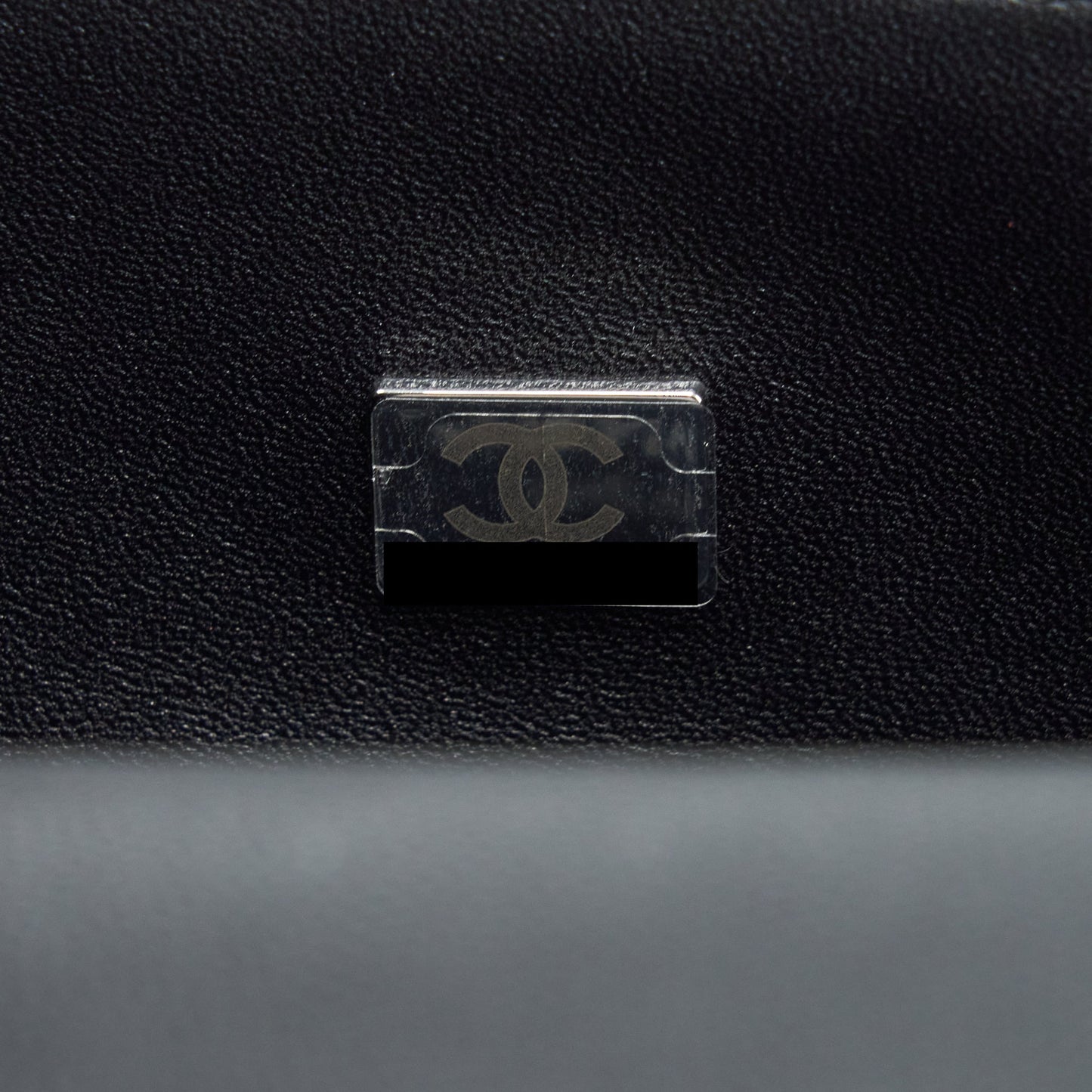 Chanel Small Boy Bag Caviar Black Ruthenium Sliver Hardware (Microchip)