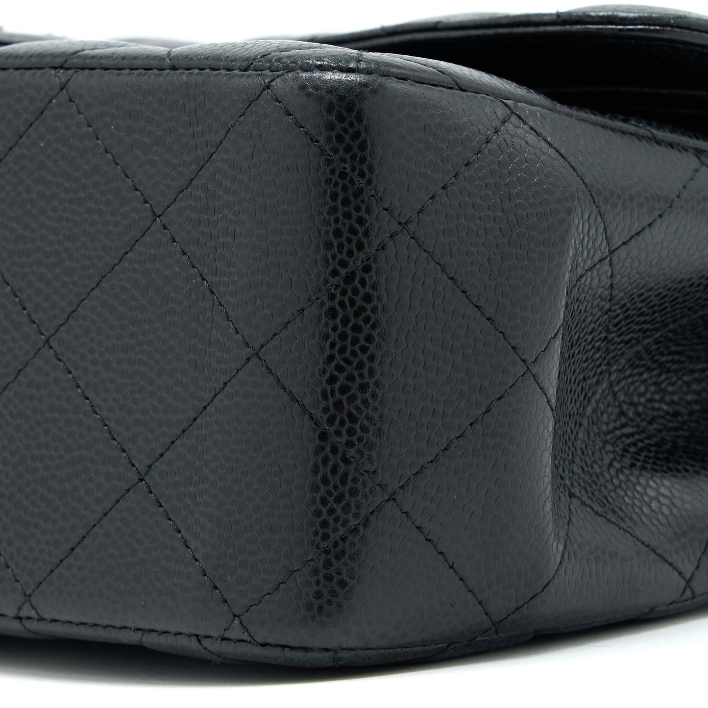 Chanel Classic Jumbo Double Flap Bag Caviar Black SHW