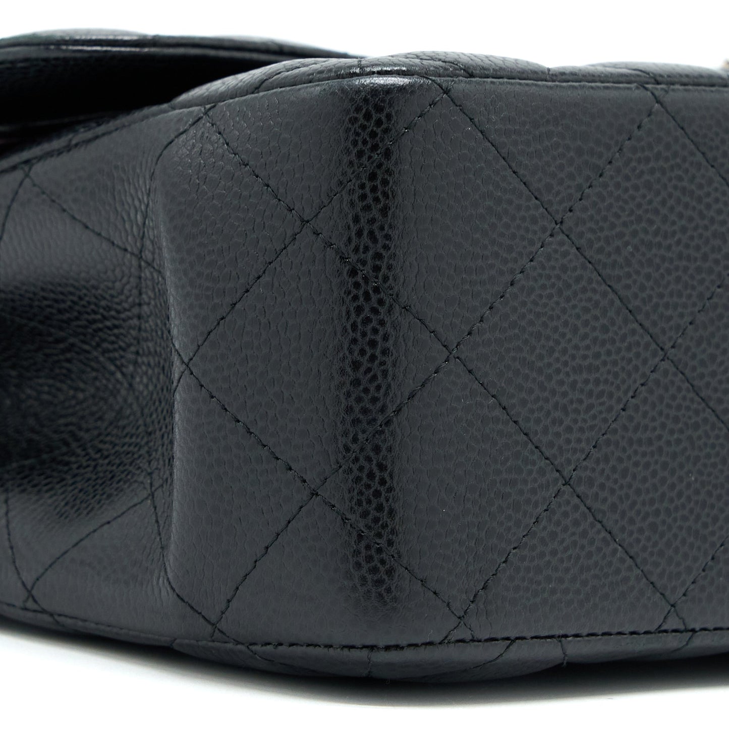 Chanel Classic Jumbo Double Flap Bag Caviar Black SHW