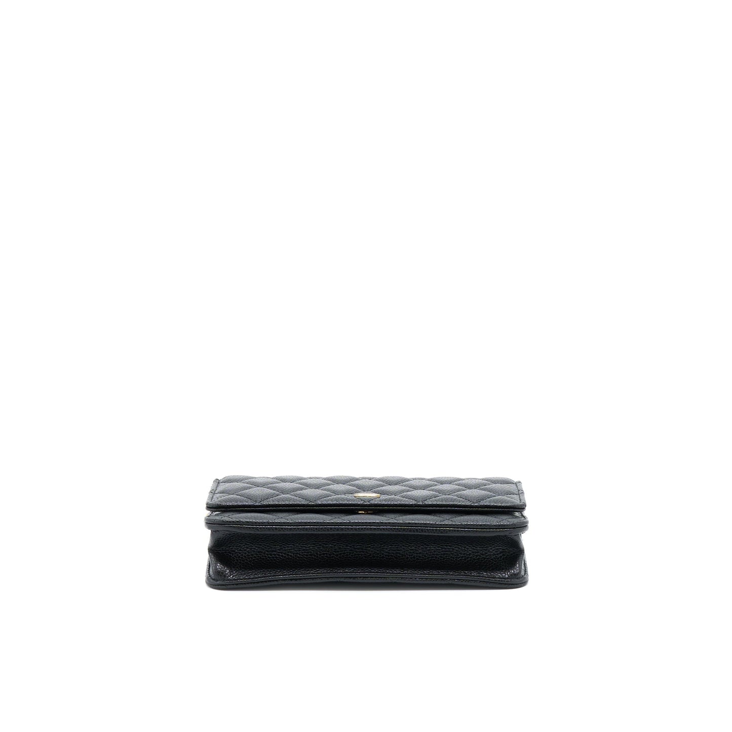 Chanel Classic Wallet On Chain Caviar Black GHW (Microchip)