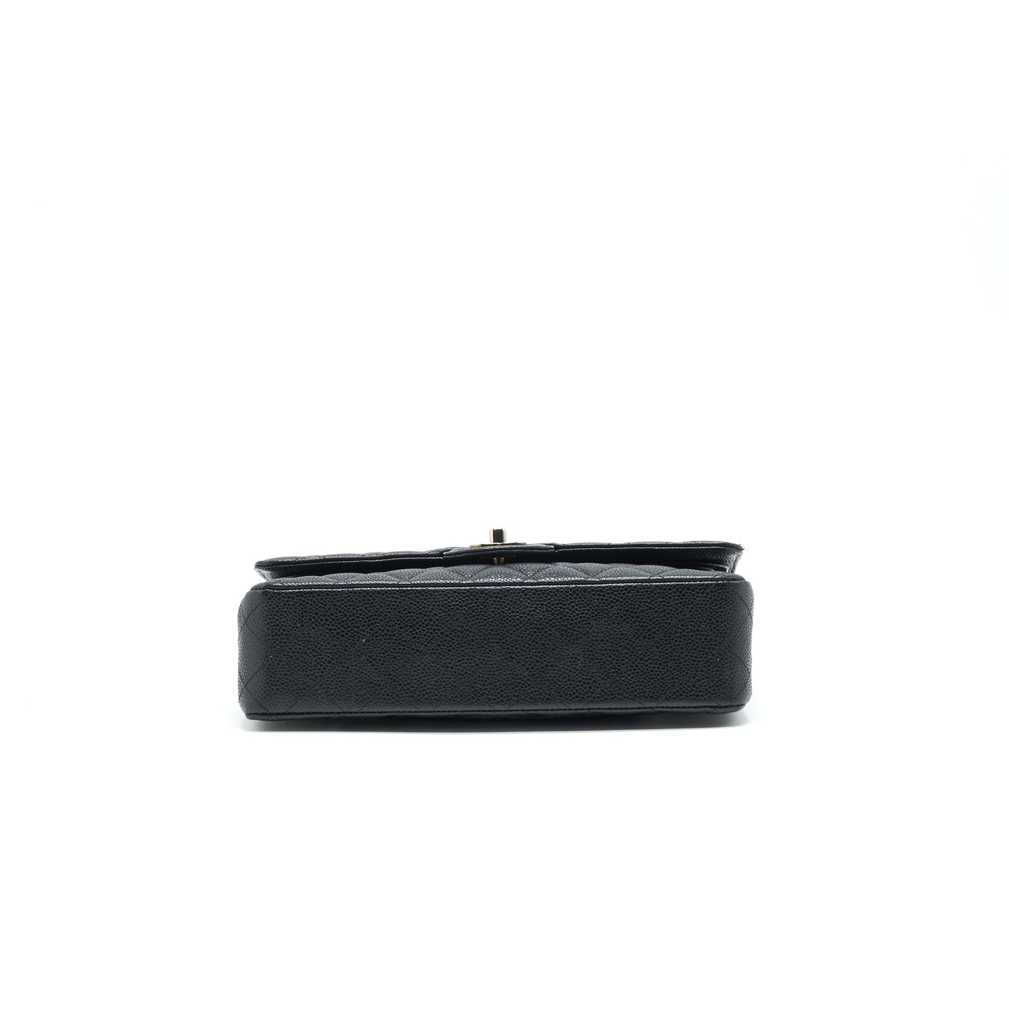 Chanel Medium Classic Double Flap Caviar Black SHW serial 12