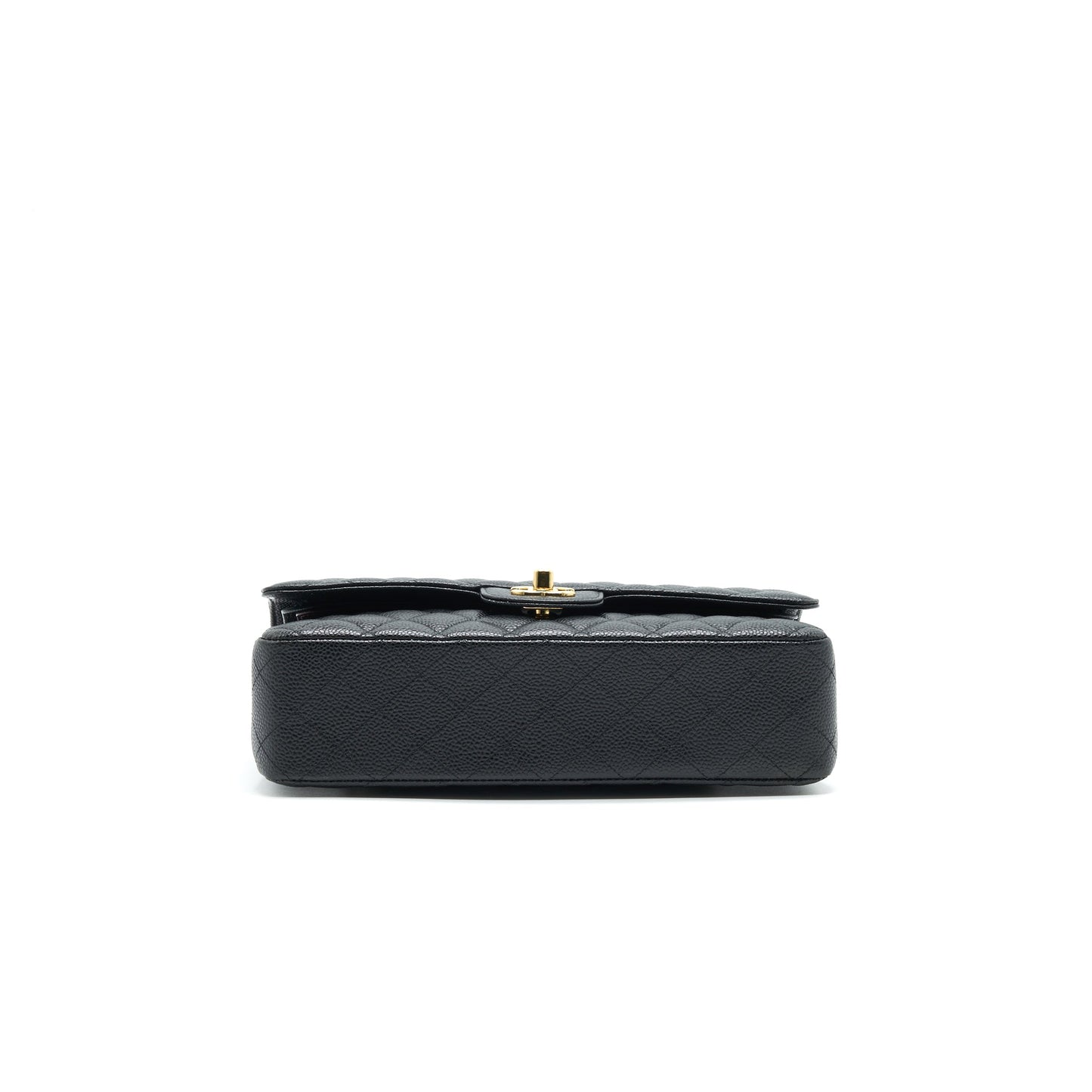 Chanel Medium Classic Double Flap Caviar in Black GHW