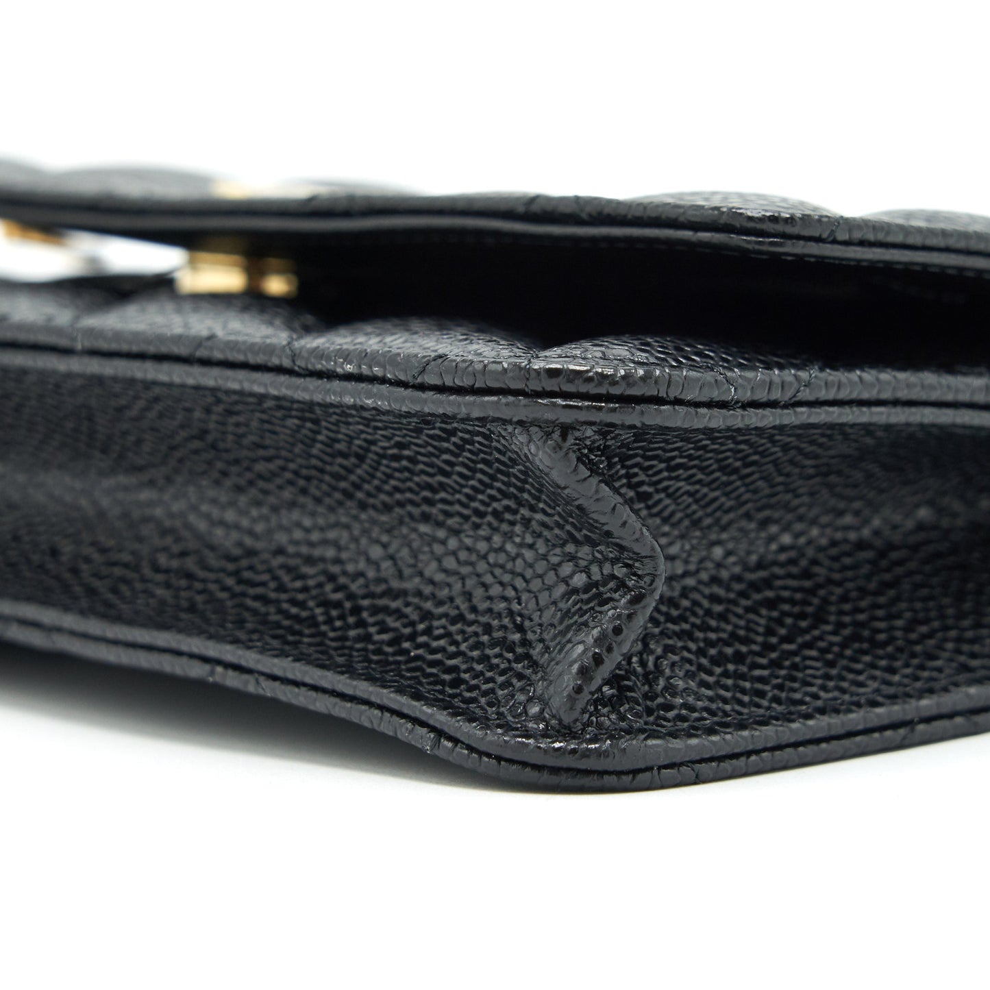 Chanel Classic Wallet on Chain Caviar black GHW