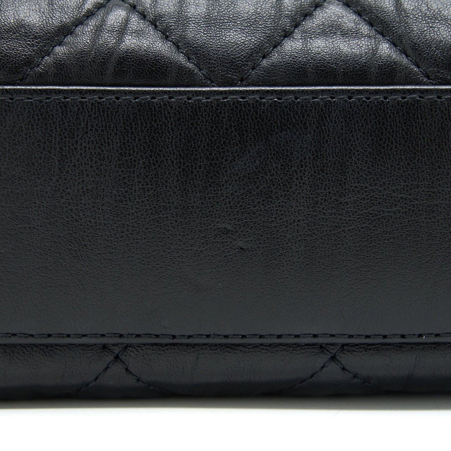 Chanel Small CC Wrapped Strap Bag Lambskin Black In Crumpled GHW