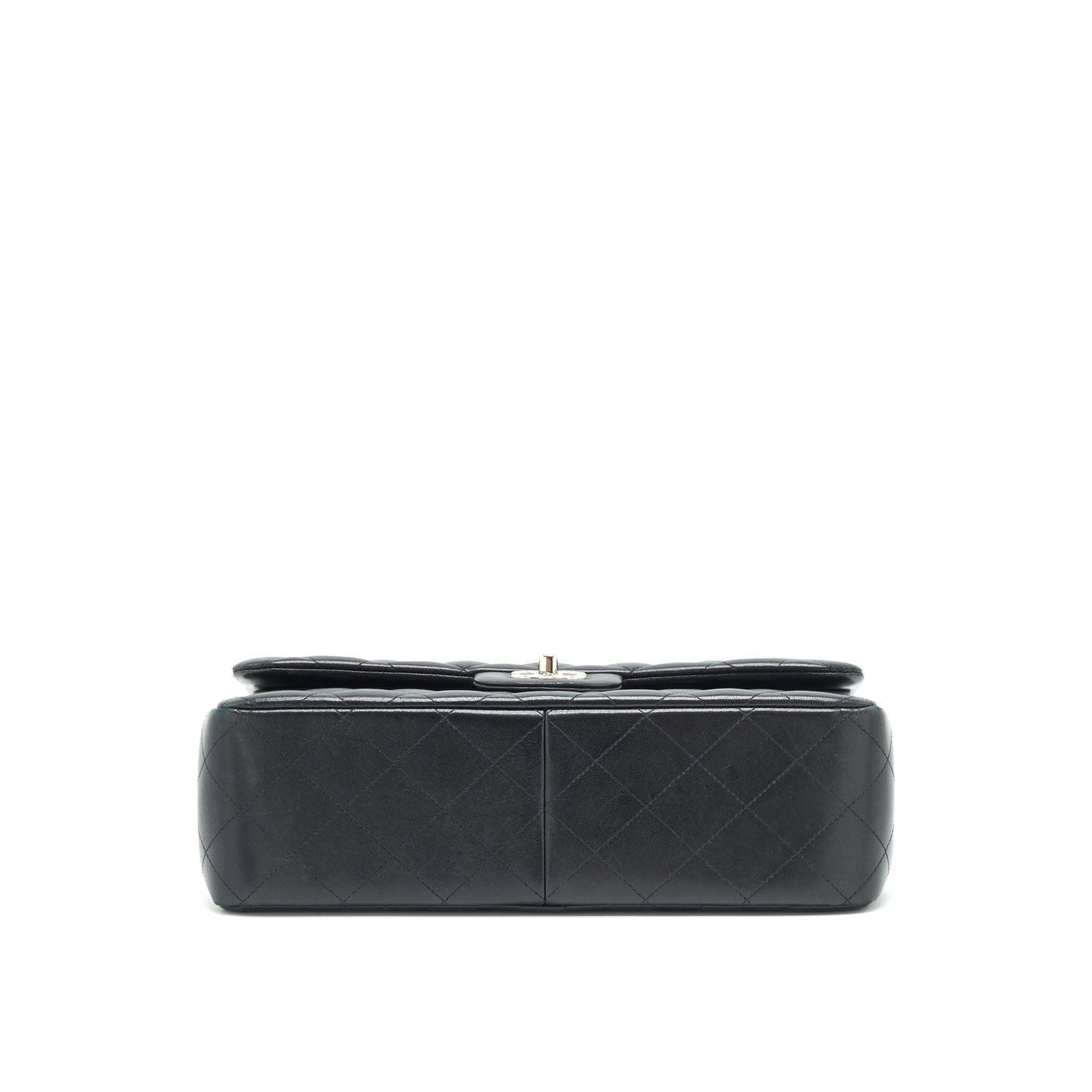 Chanel Classic jumbo Double flap Bag Lambskin Black SHW