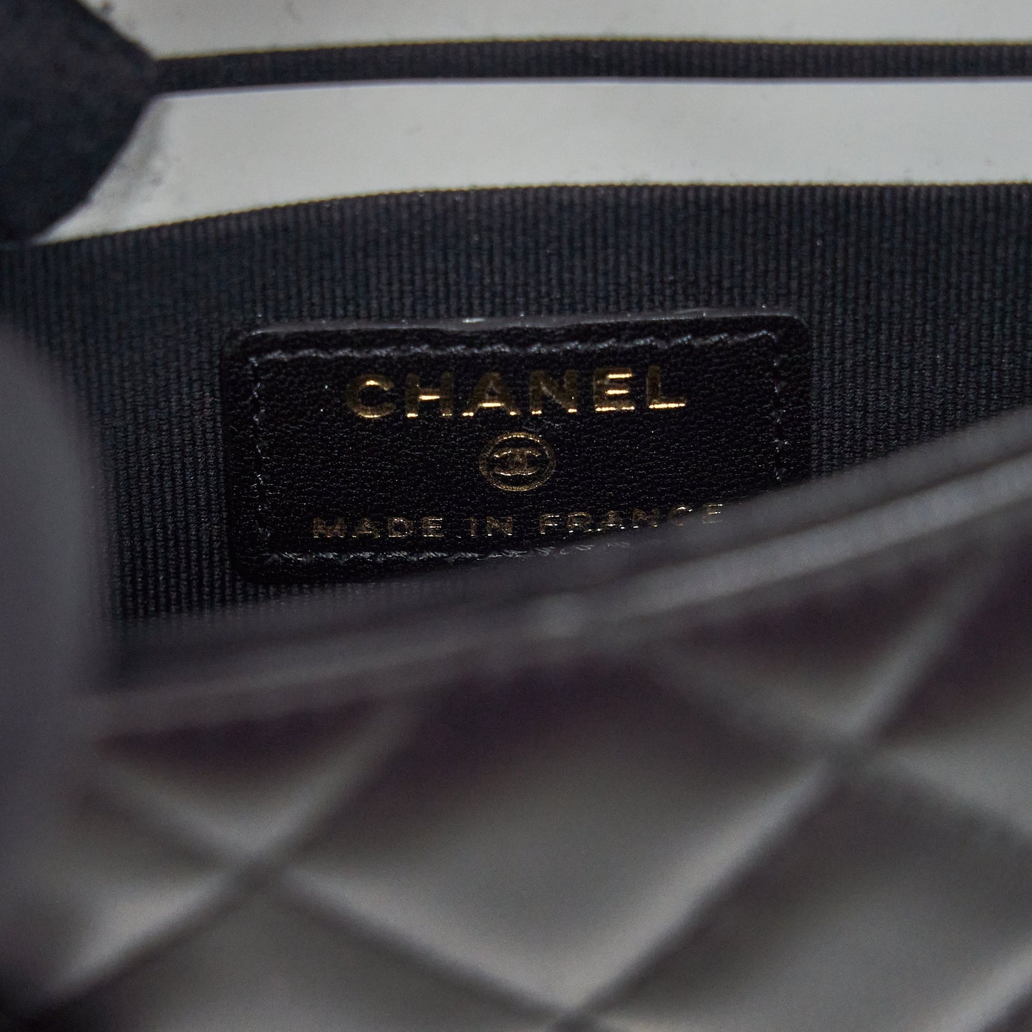 Chanel 22P Top Handle Mini Flap Bag With Chain Lambskin Black LGHW