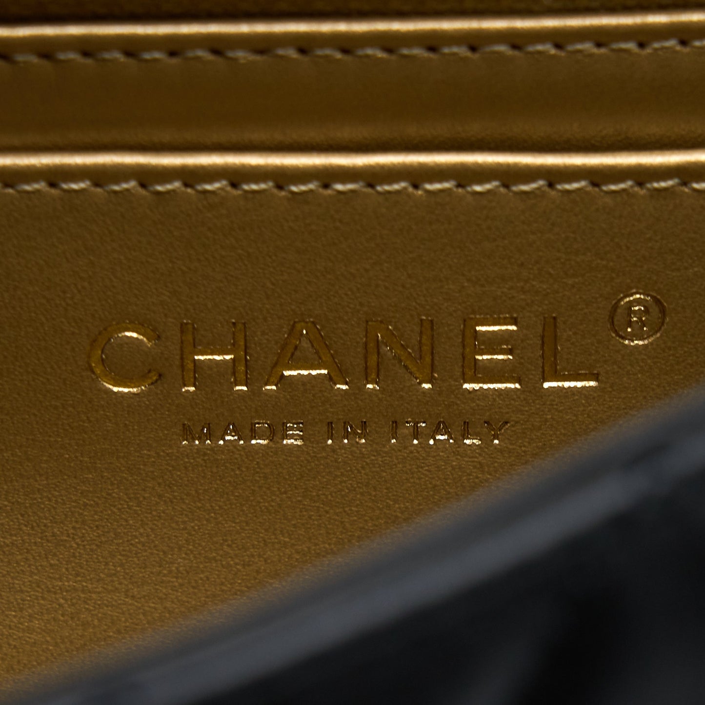 Chanel Pearl Crush Mini Rectangular Flap Bag Lambskin Black Brushed GHW