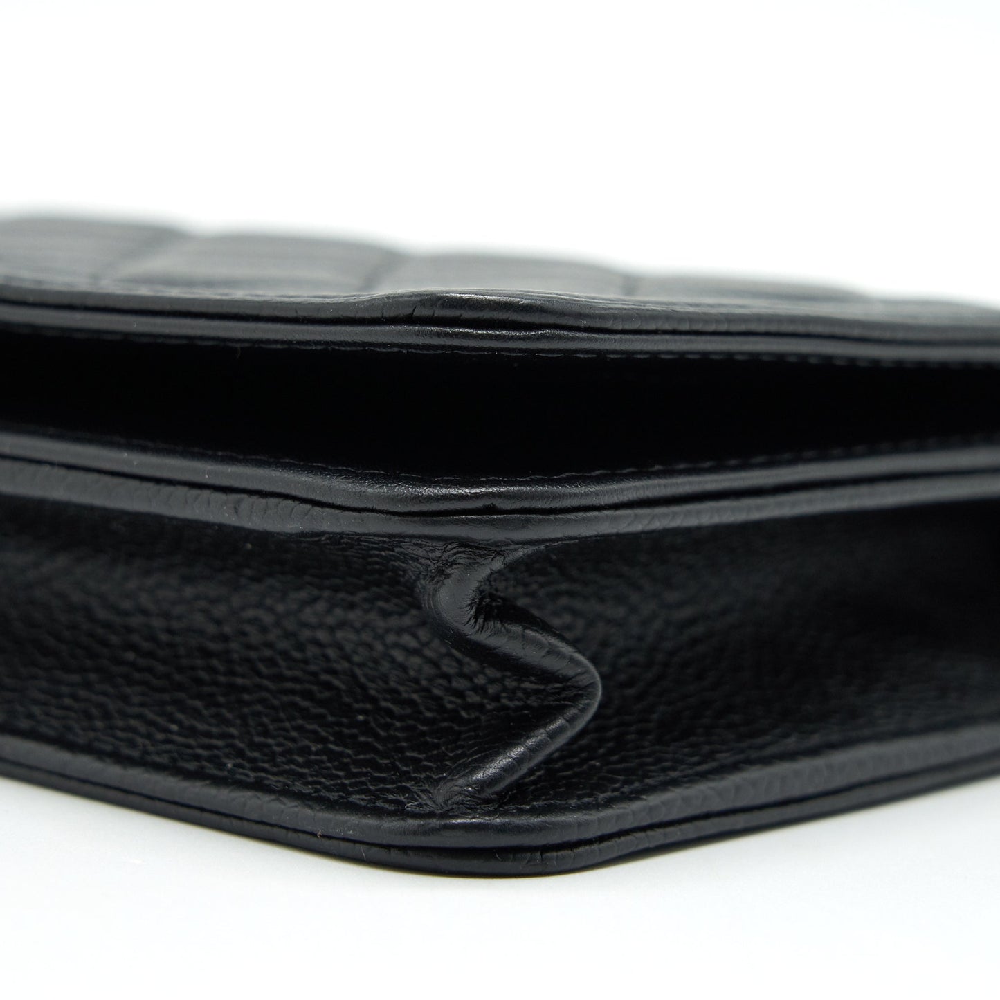 Chanel Leboy Wallet On Chain WOC Caviar Black GHW
