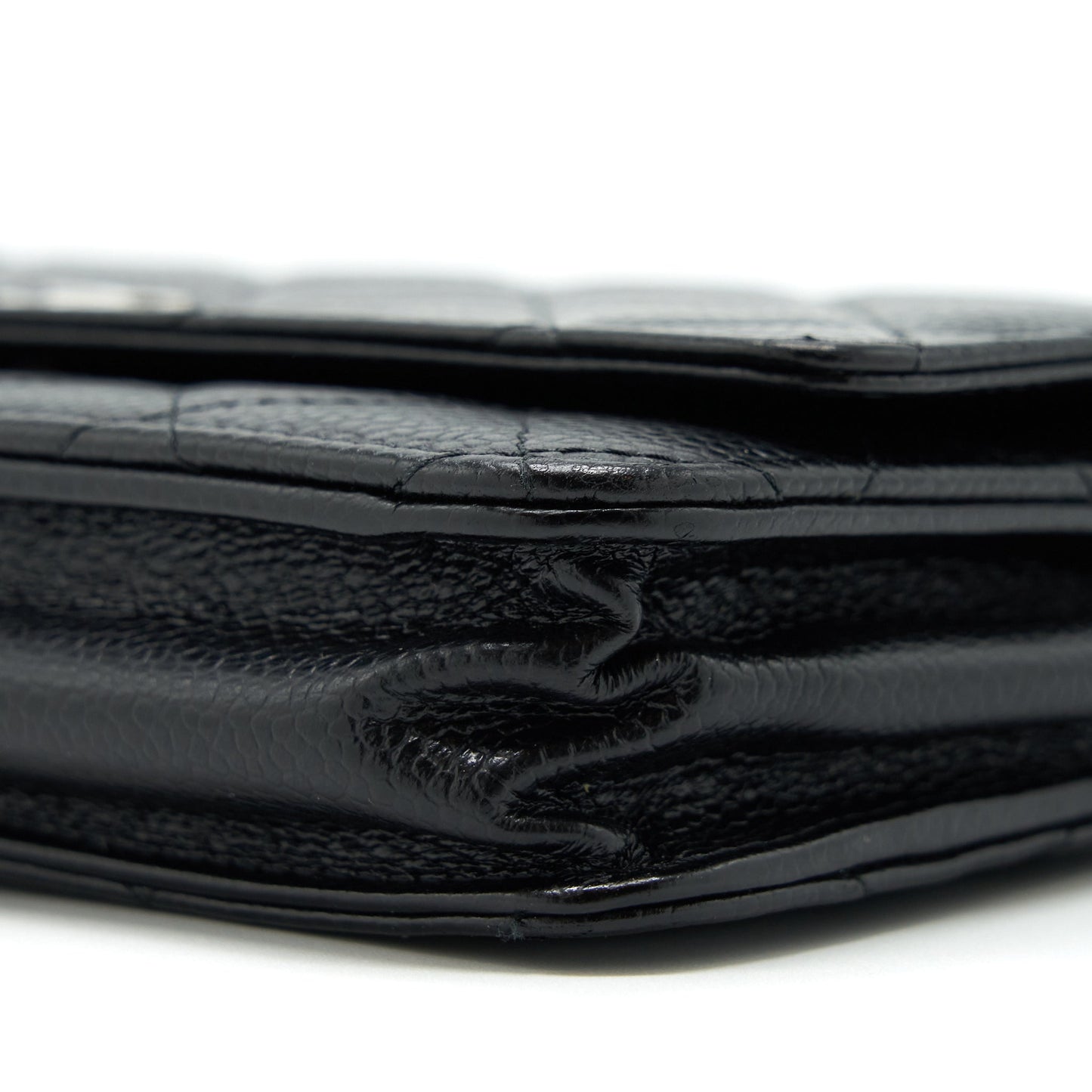 Chanel Classic Wallet On Chain Caviar Black SHW
