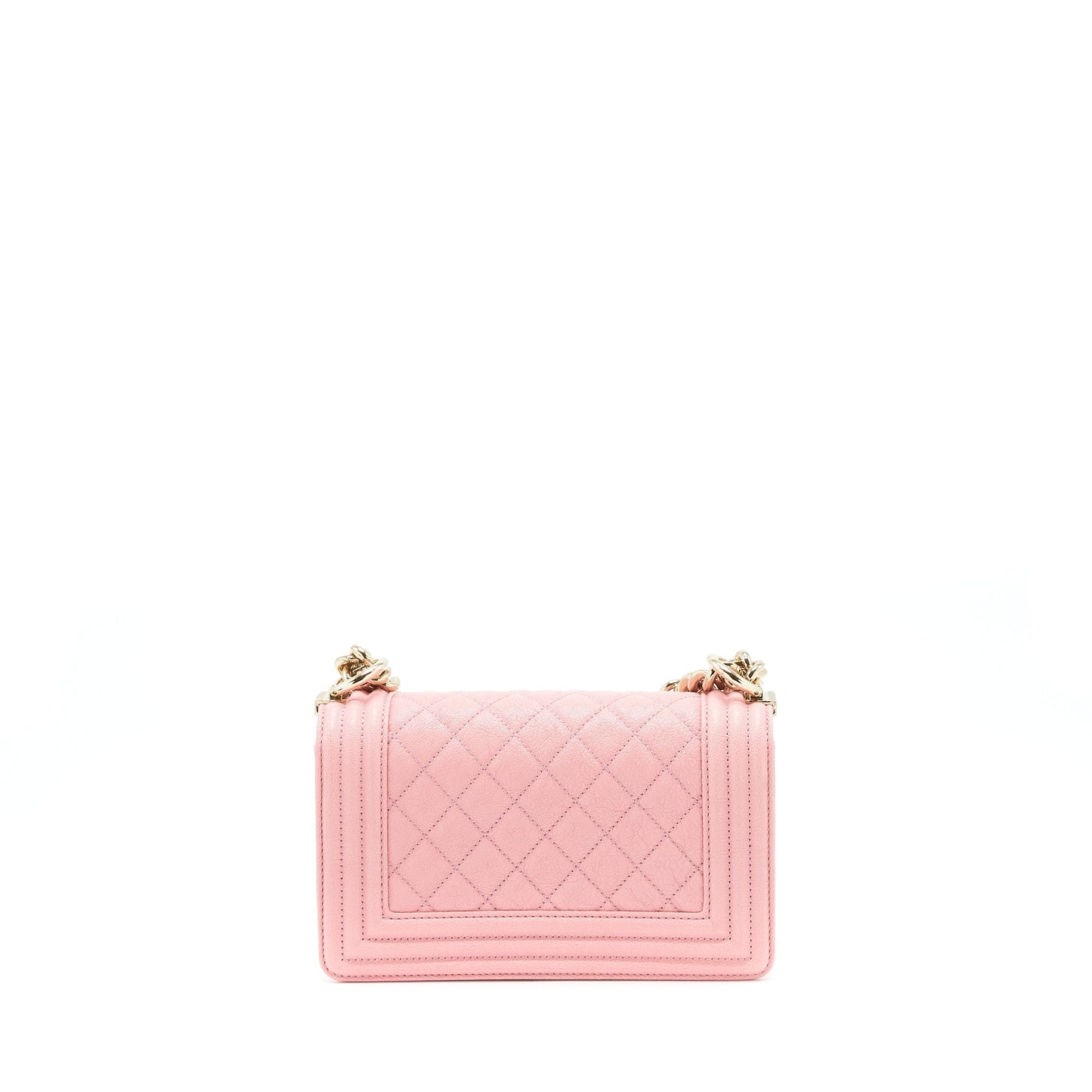 Chanel Small Boy Caviar Light Pink LGHW