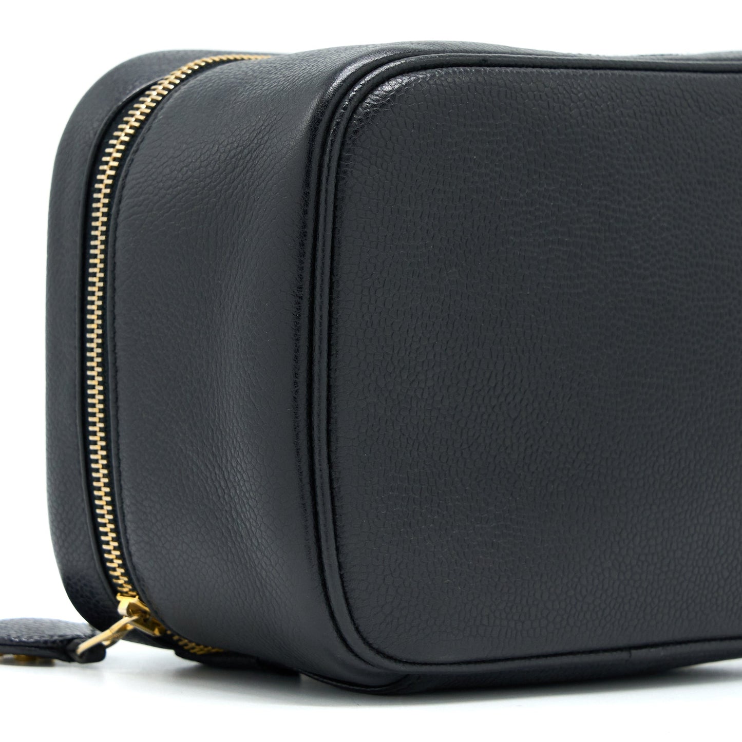 Chanel Vintage Vanity Case Caviar Black GHW
